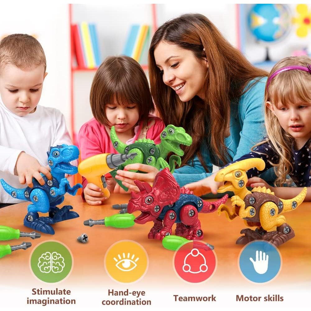 Juguete de Dinosaurios BAODLON con Taladro Eléctrico - STEM