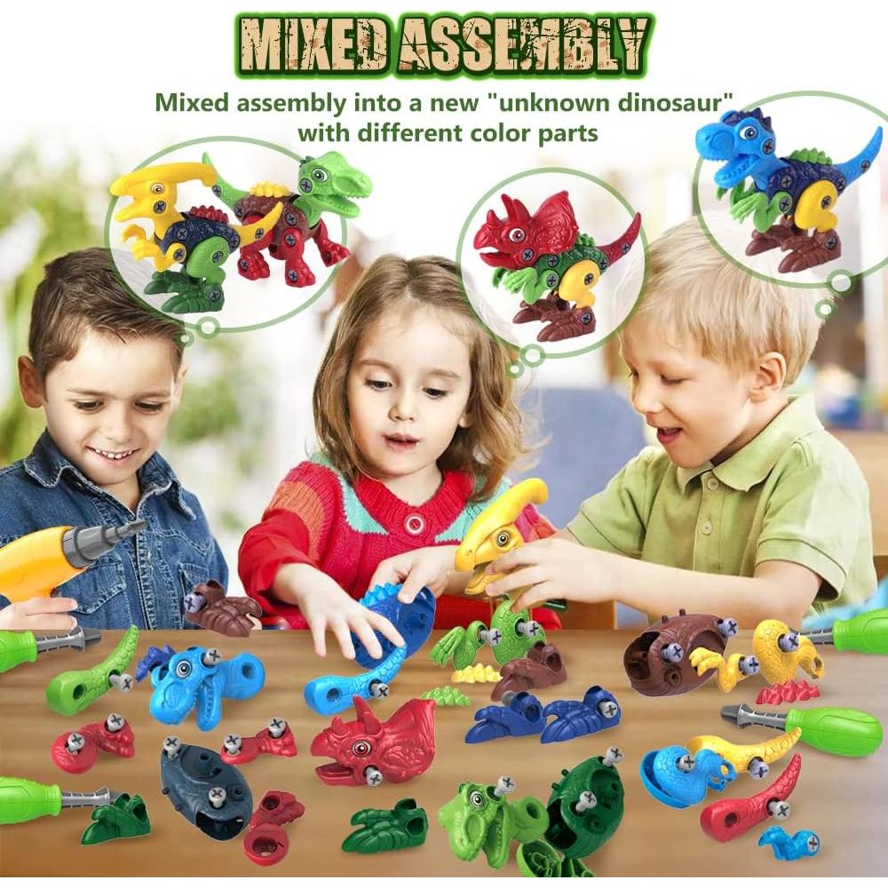 Juguete de Dinosaurios BAODLON con Taladro Eléctrico - STEM