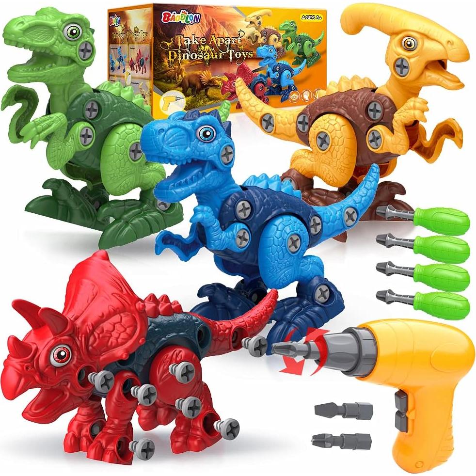 Juguete de Dinosaurios BAODLON con Taladro Eléctrico - STEM