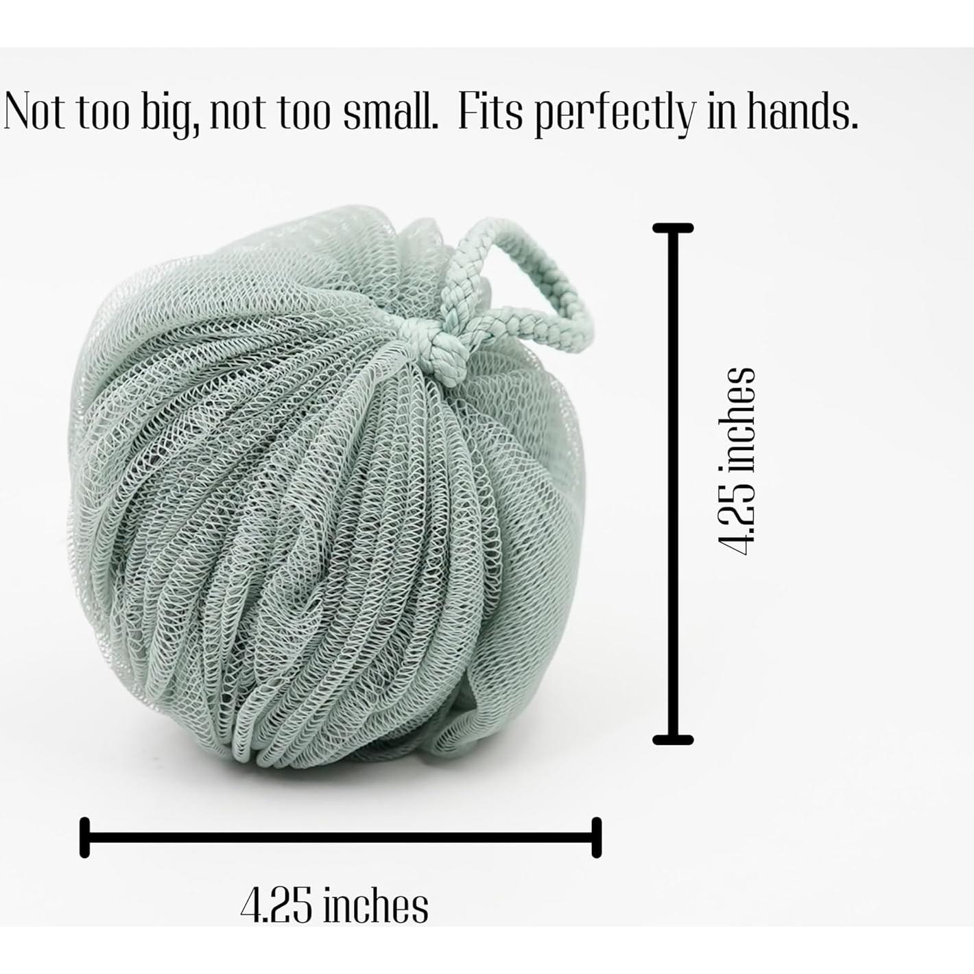 Esponjas de Loofah Exfoliadoras AG Daily Essentials - 4 Unidades