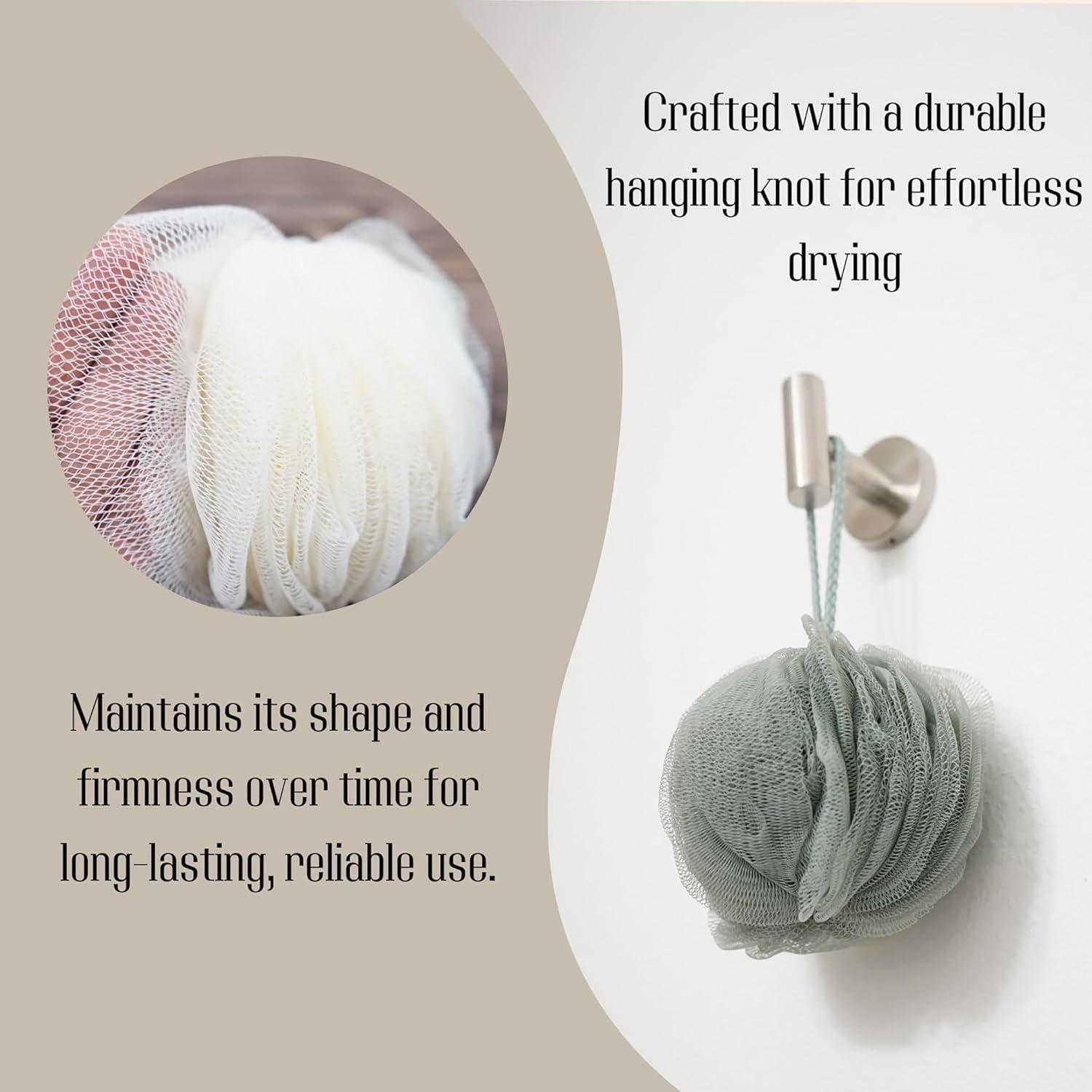 Esponjas de Loofah Exfoliadoras AG Daily Essentials - 4 Unidades