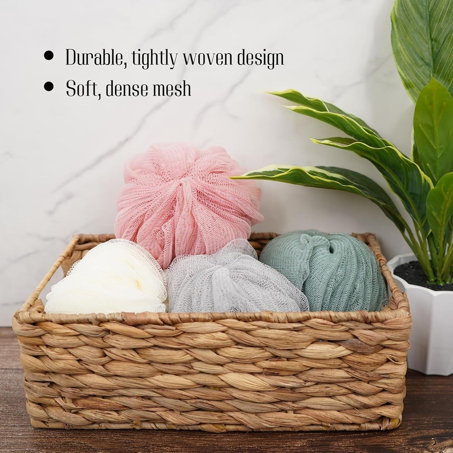 Esponjas de Loofah Exfoliadoras AG Daily Essentials - 4 Unidades