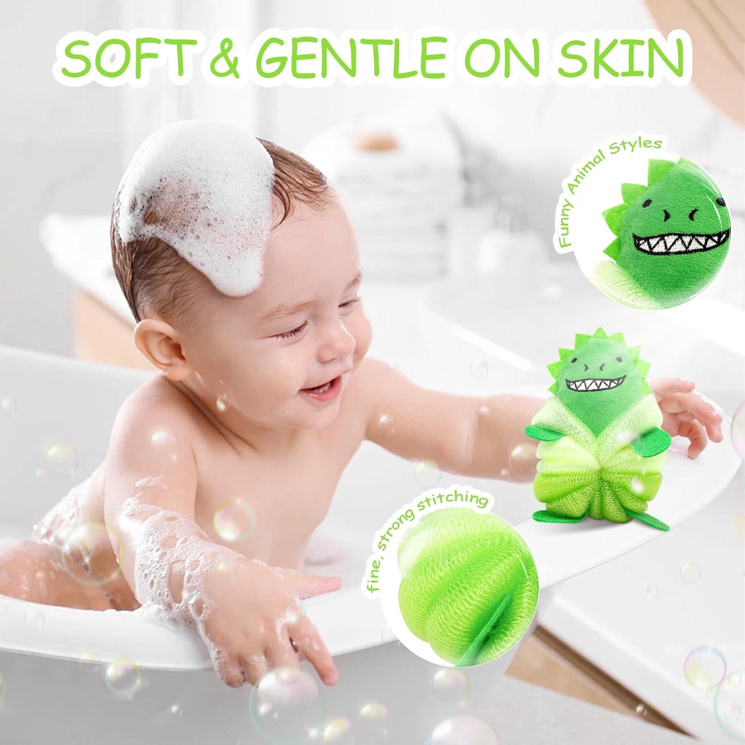 Esponjas de Baño para Niños Genérico - 2 Piezas con Animales