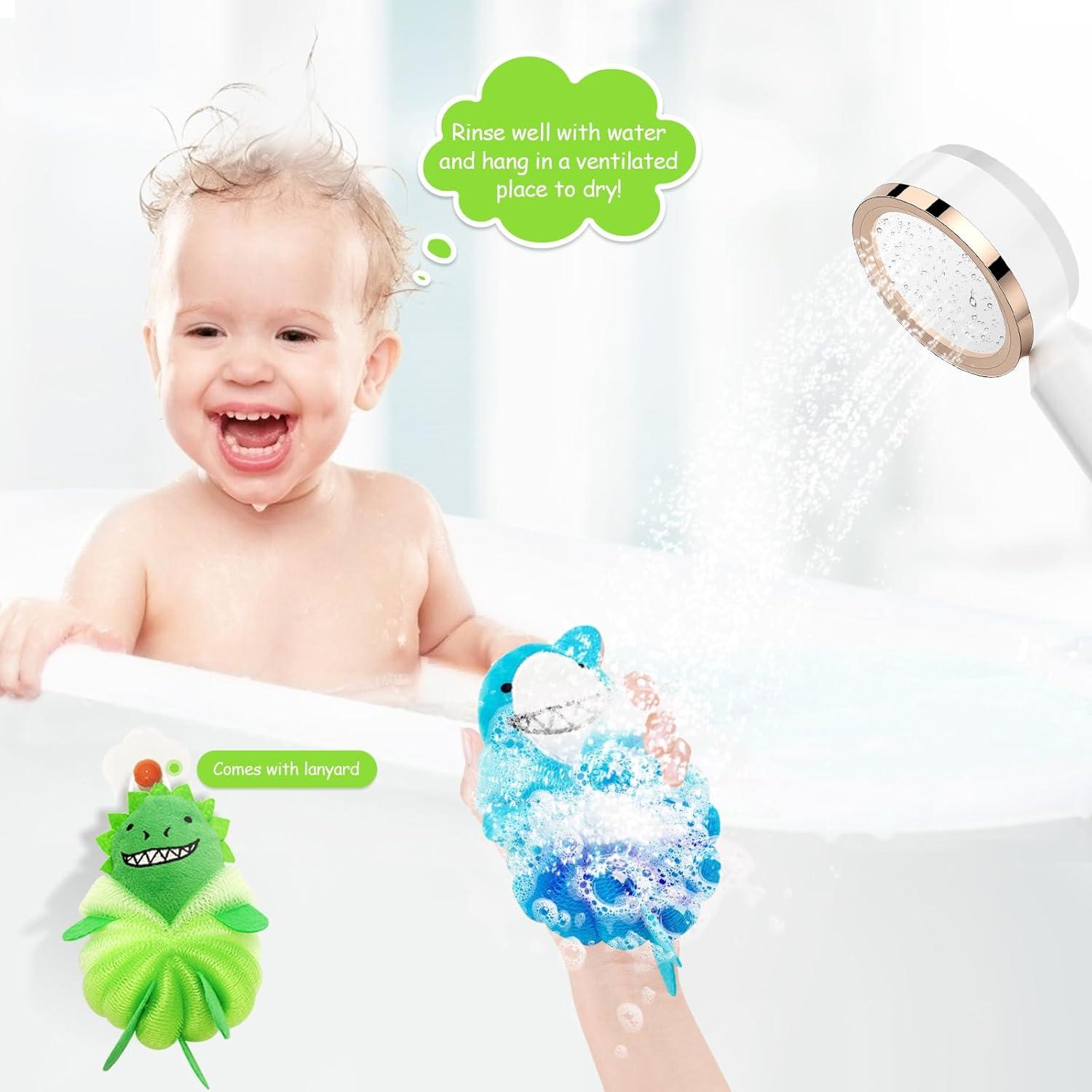 Esponjas de Baño para Niños Genérico - 2 Piezas con Animales