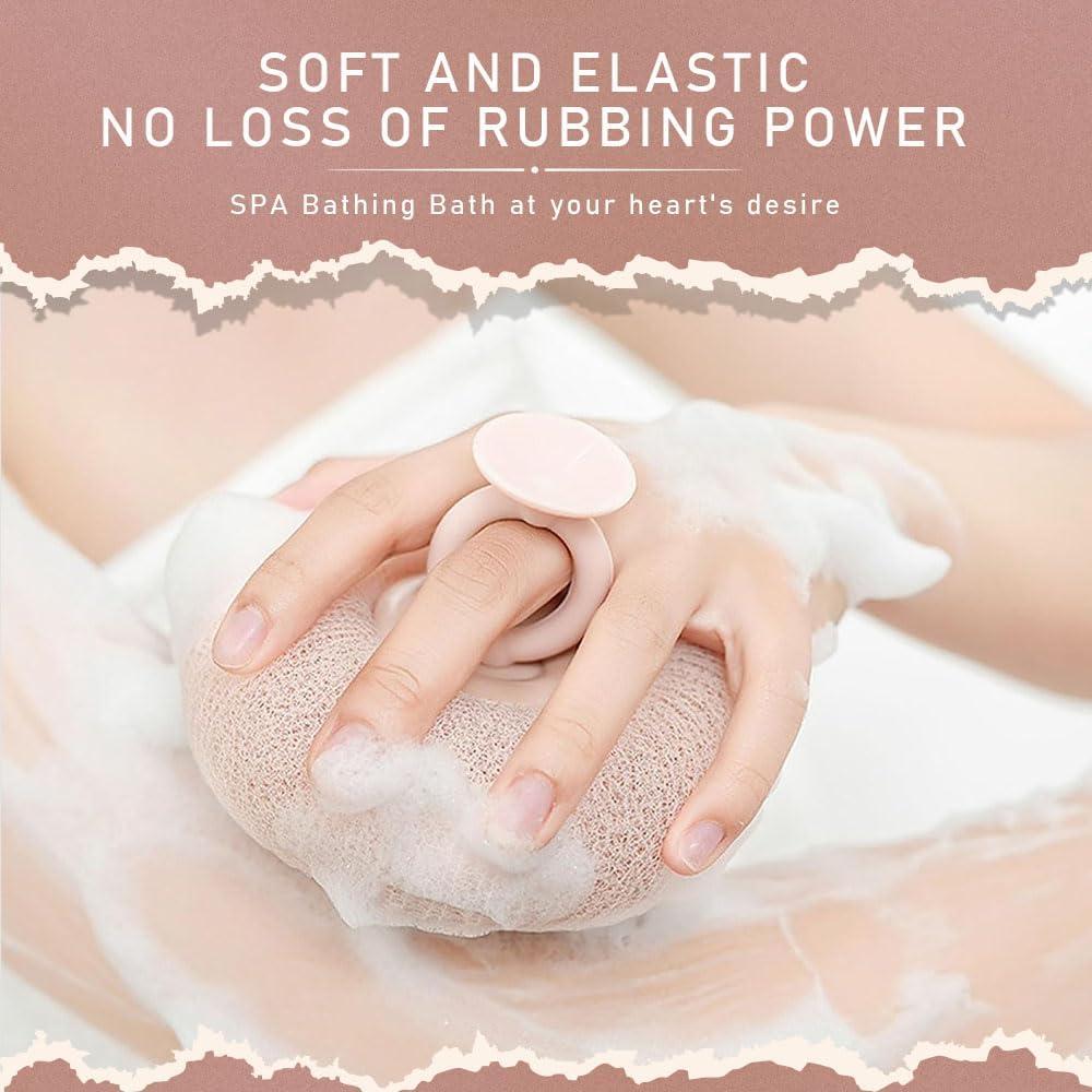 Bola de Baño Exfoliante Suave Cecurpo con Ventosa Colorida