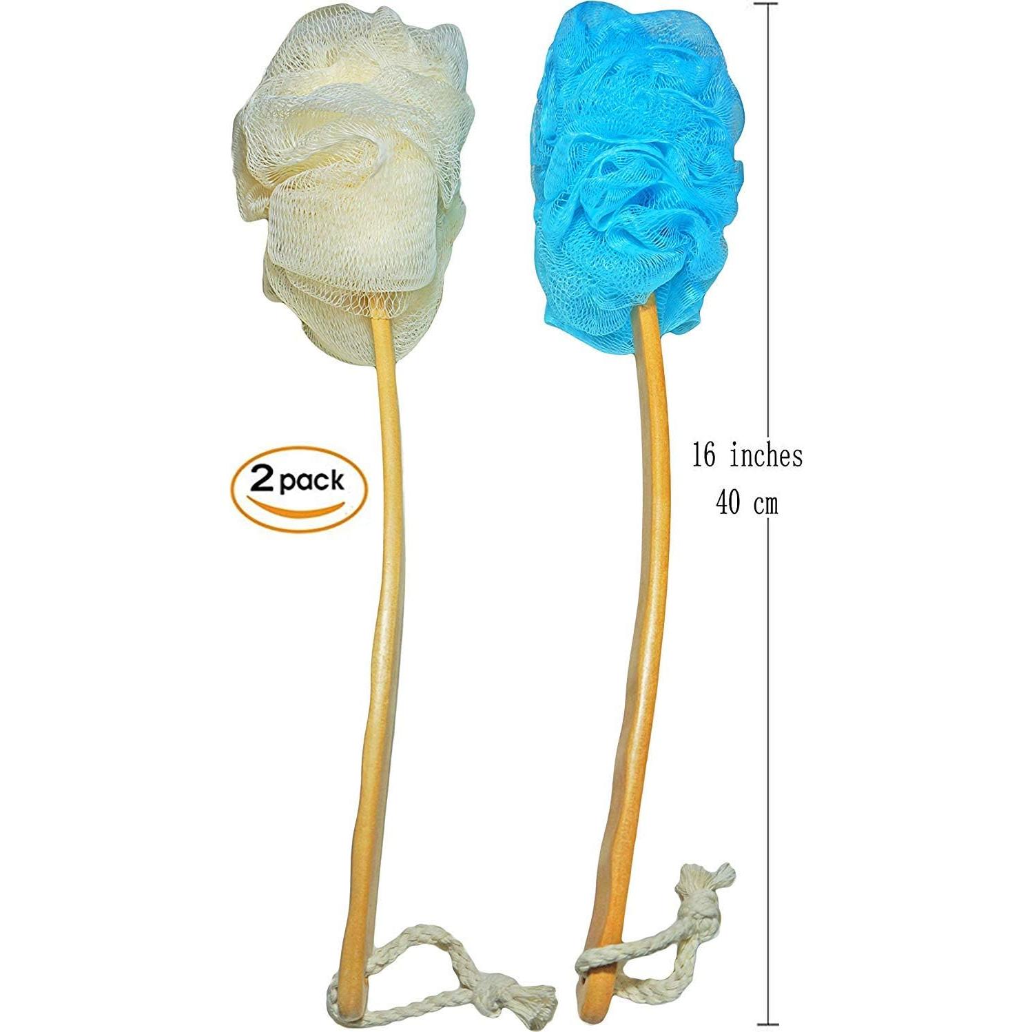 Paquete de 2 Esponjas de Ducha Exfoliantes Tang Karrey