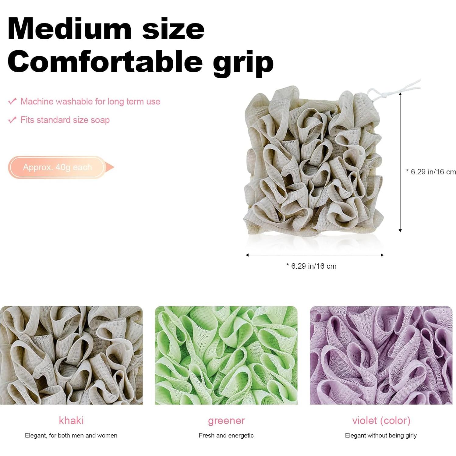 Combo 3 Esponjas Lufa 2 en 1 Genérico Exfoliantes Ducha