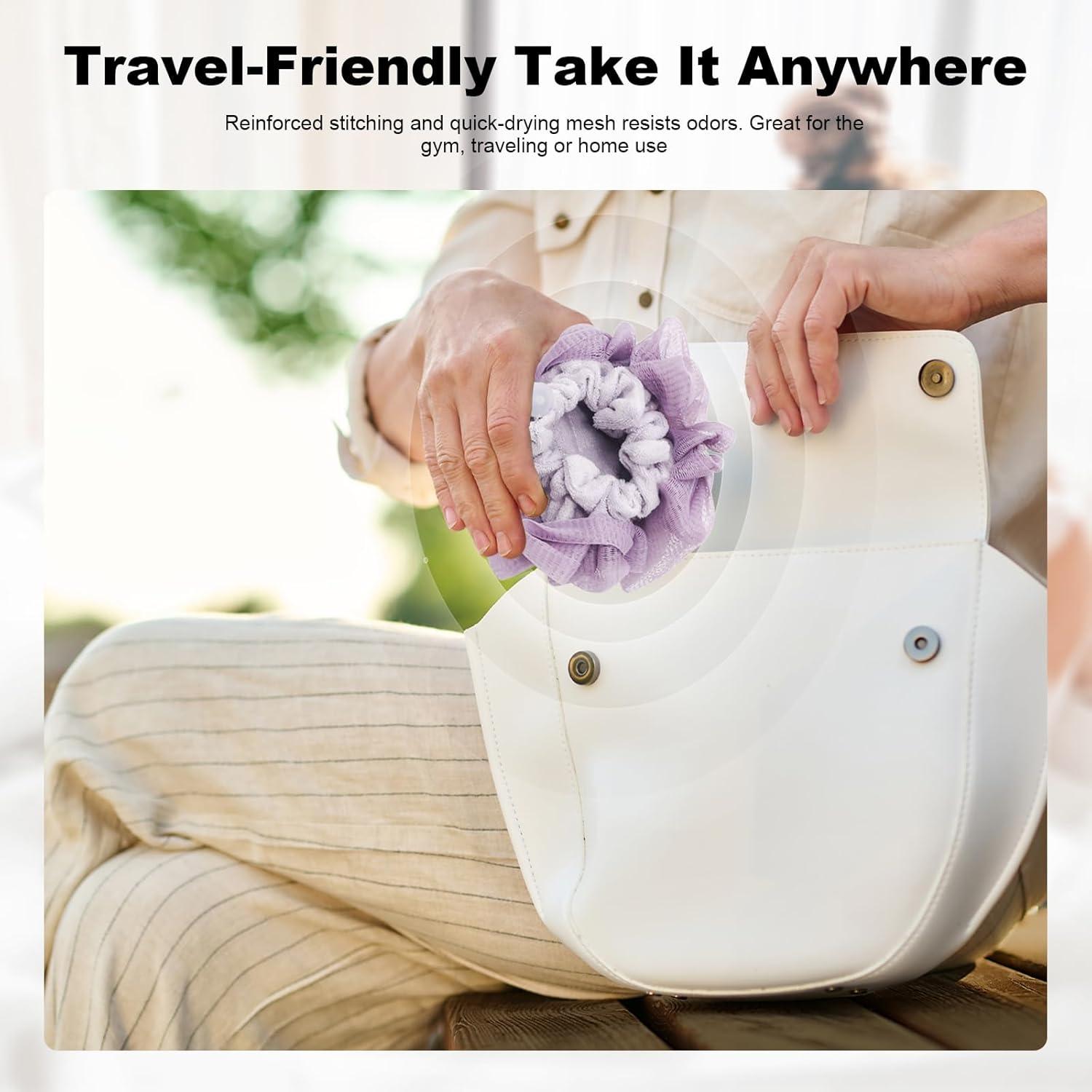 Combo 3 Esponjas Lufa 2 en 1 Genérico Exfoliantes Ducha