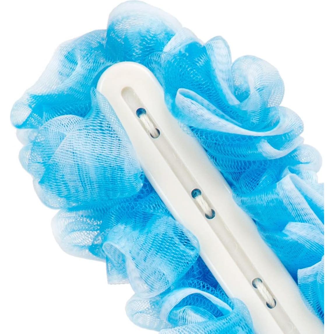 Esponja de espalda de loofah Arswin, 2 unidades, azul