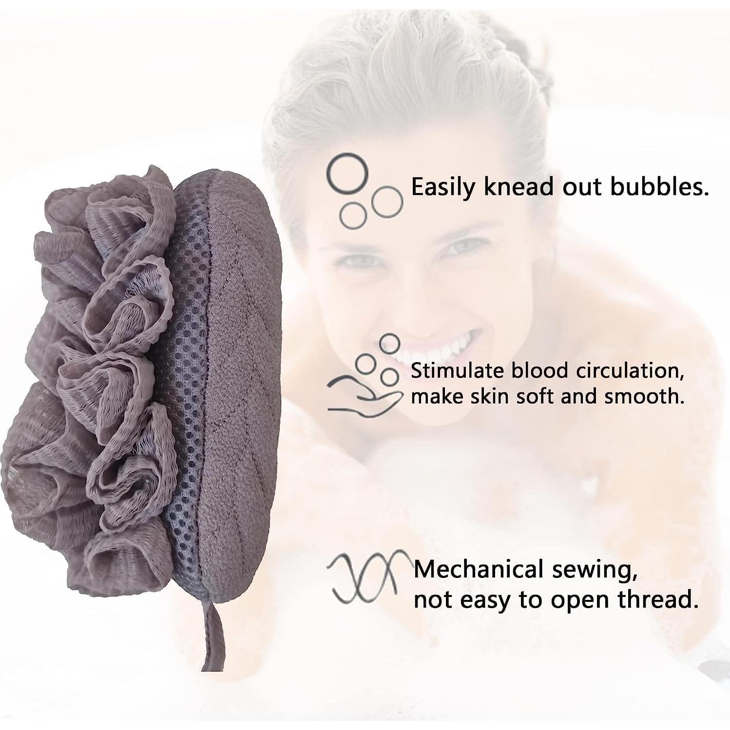 Esponja de Baño Exfoliante Evohyah con Mango Extendido