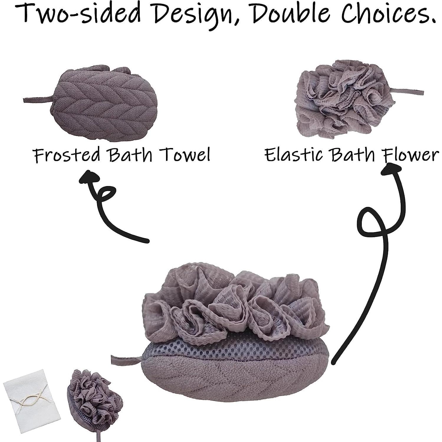 Esponja de Baño Exfoliante Evohyah con Mango Extendido