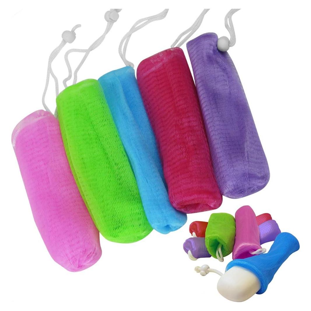 Bolsas de Jabón Exfoliantes de Malla Evelots - Paquete de 5