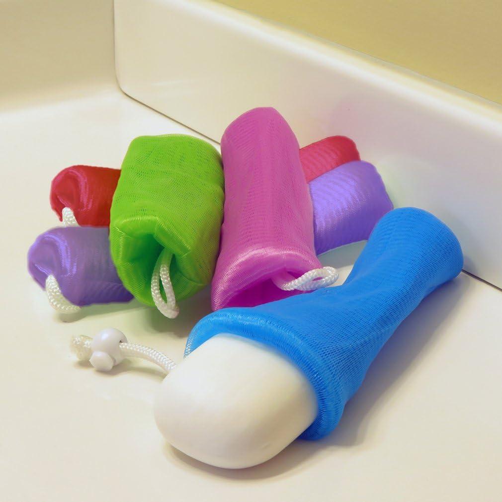 Bolsas de Jabón Exfoliantes de Malla Evelots - Paquete de 5