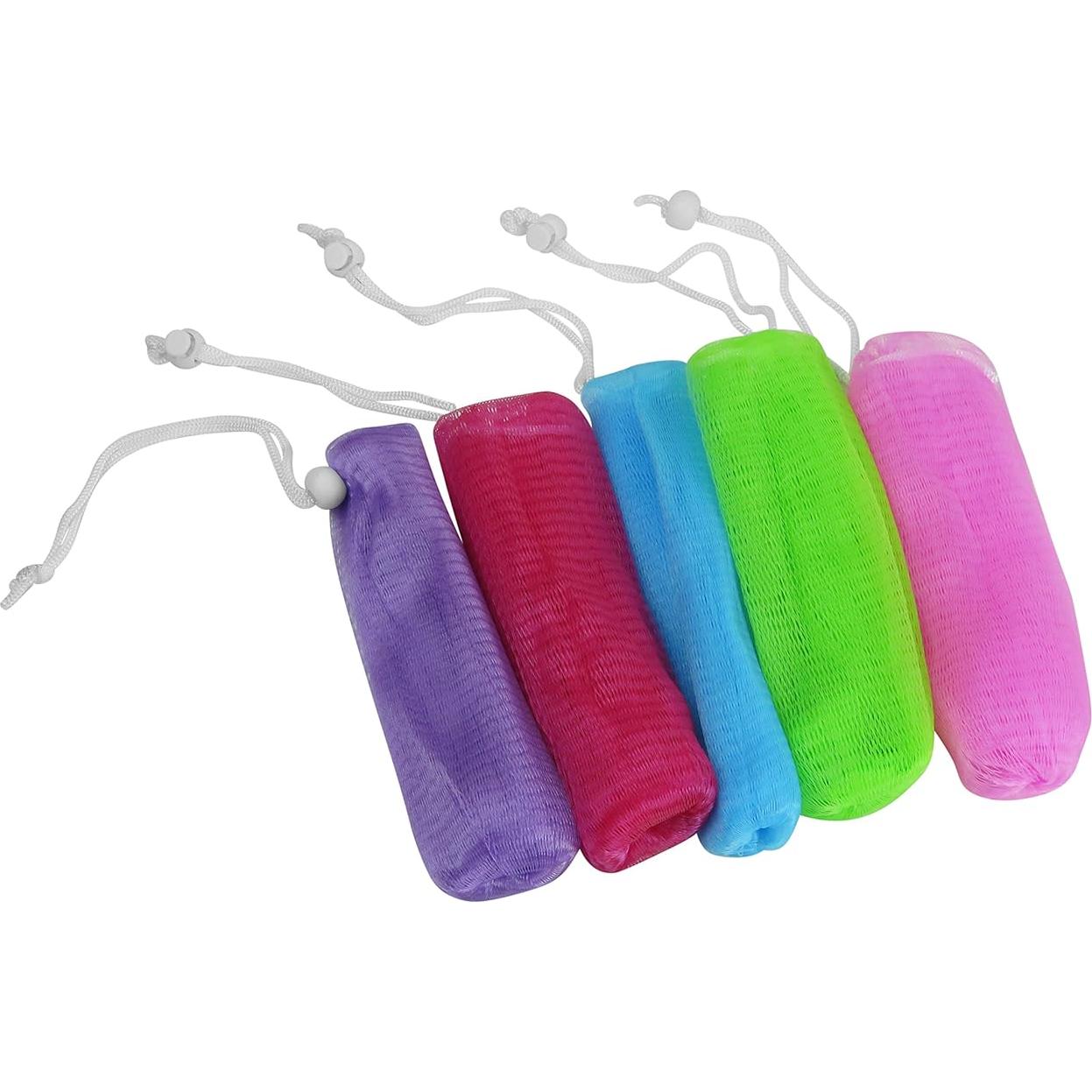 Bolsas de Jabón Exfoliantes de Malla Evelots - Paquete de 5