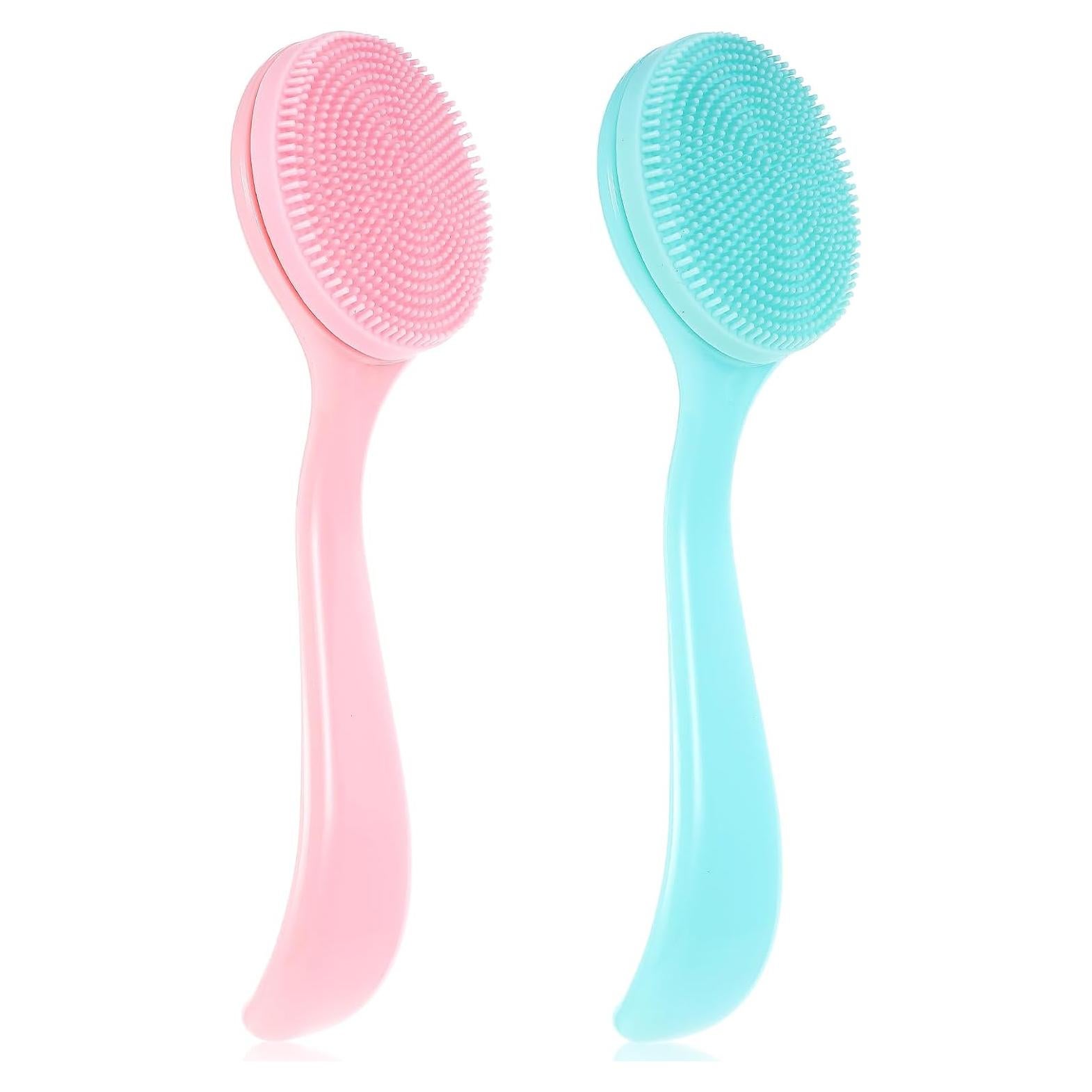 2 Piezas Cepillo Facial de Silicona BOHUIZ Exfoliación Suave