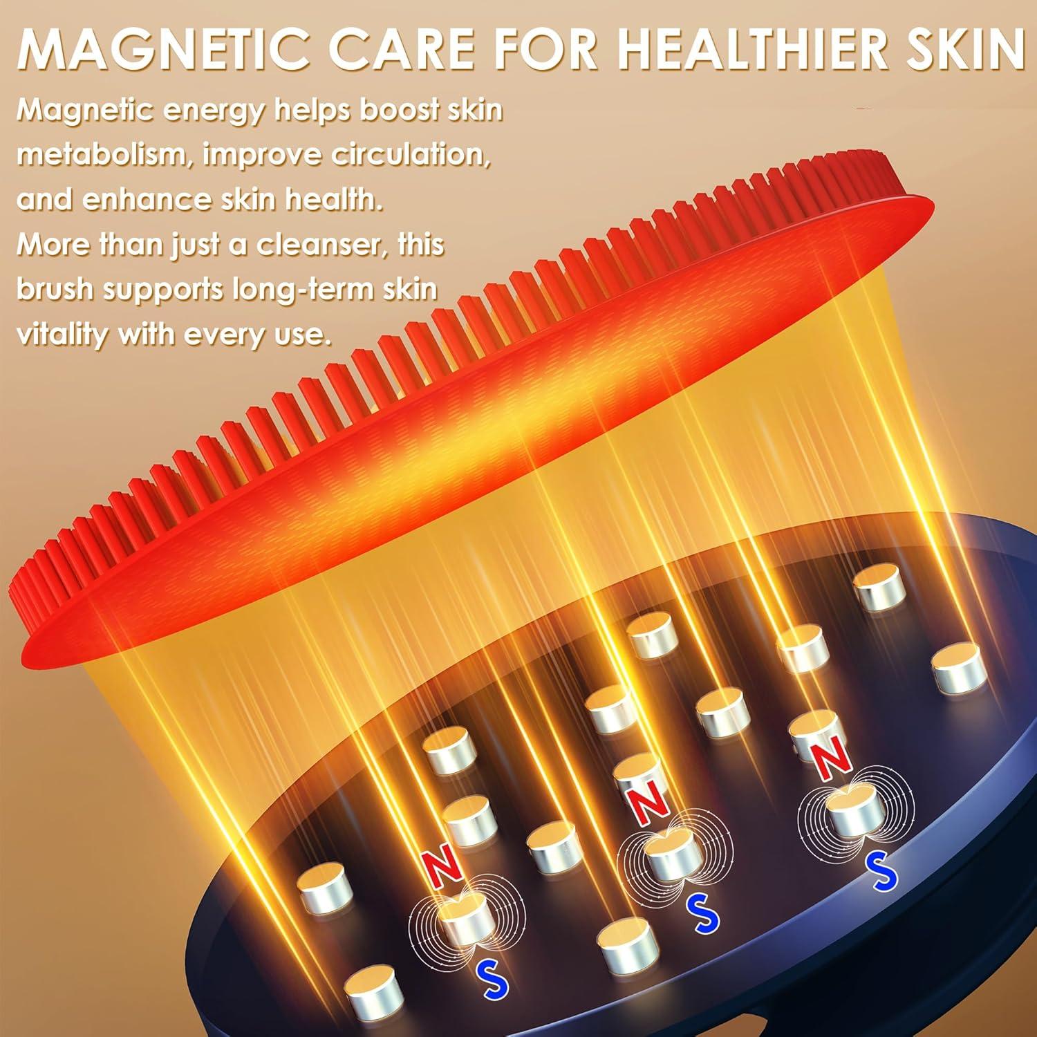 Cepillo Facial Magnético INNERNEED de Silicona - Limpieza Profunda