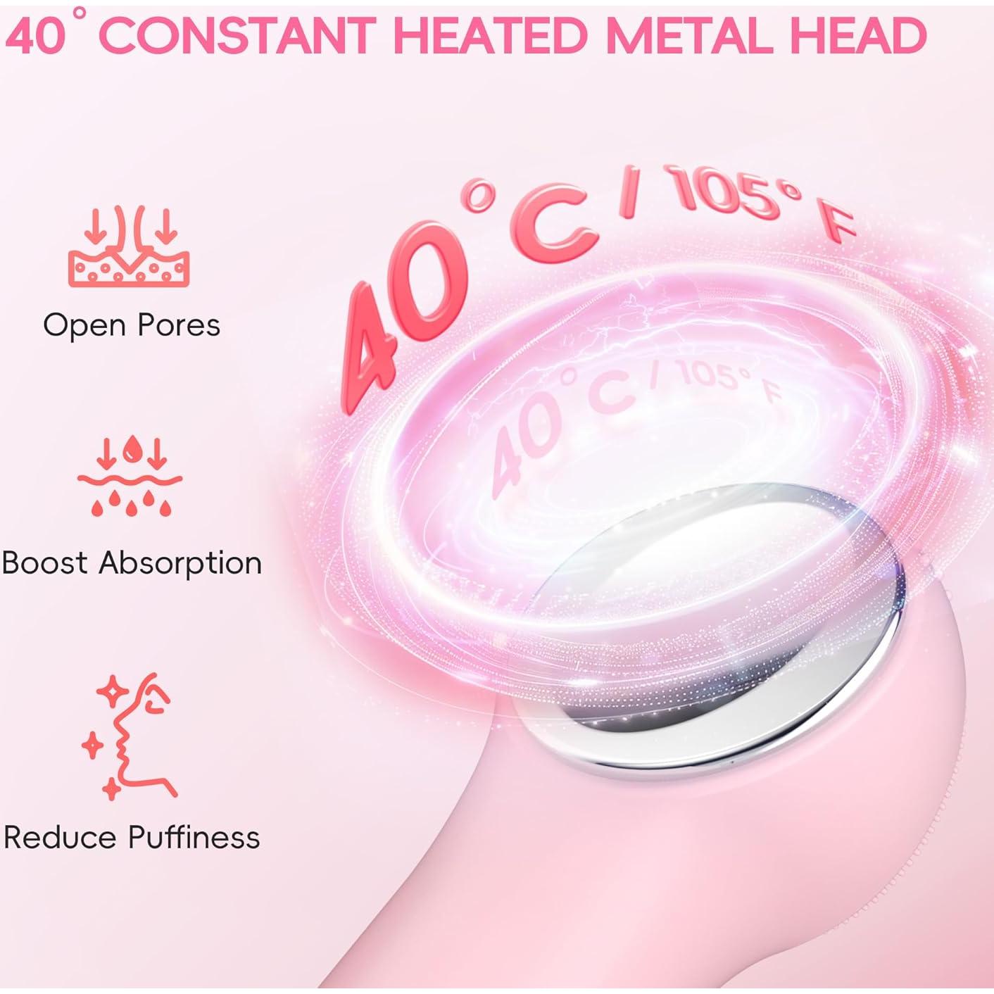 Cepillo Facial de Limpieza Prooral SK0310, Silicona Recargable 2 en 1