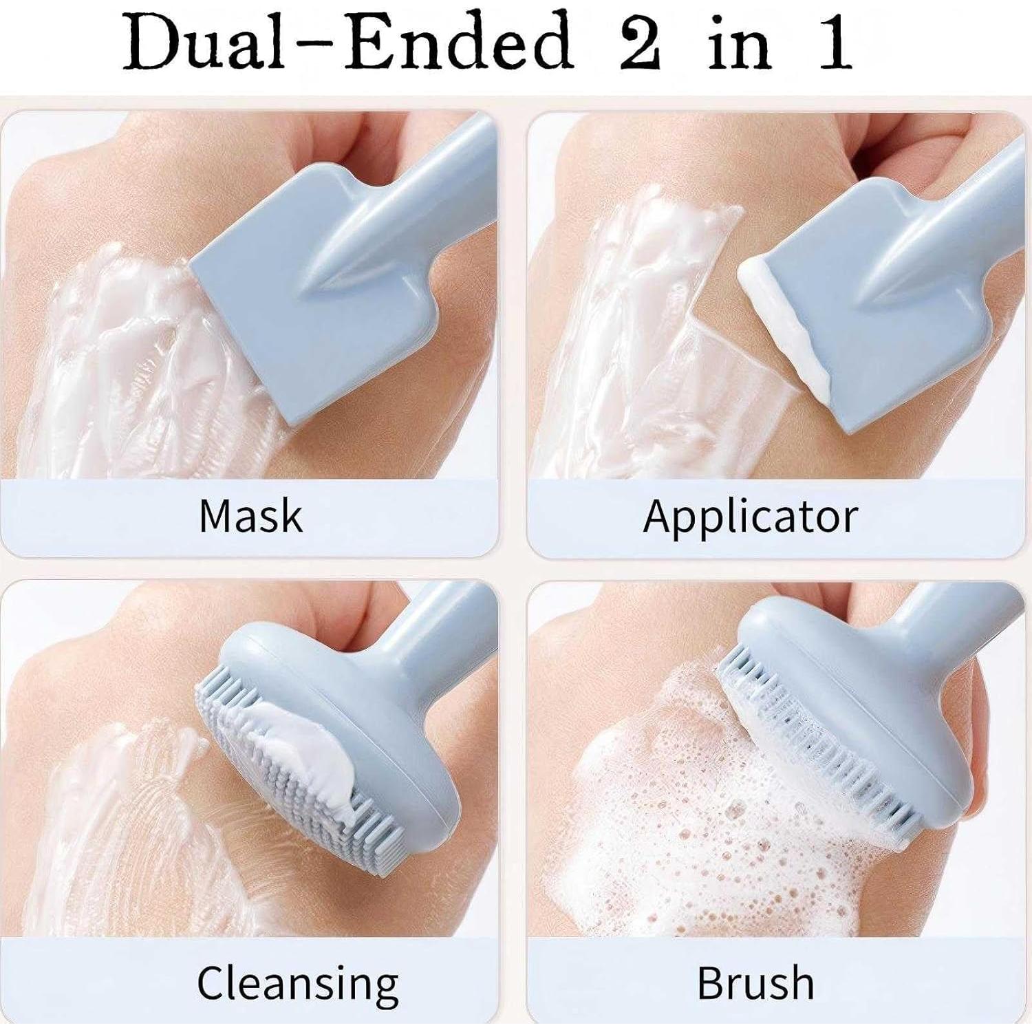 Cepillo de limpieza facial KINTEGOOD 2 en 1 de silicona