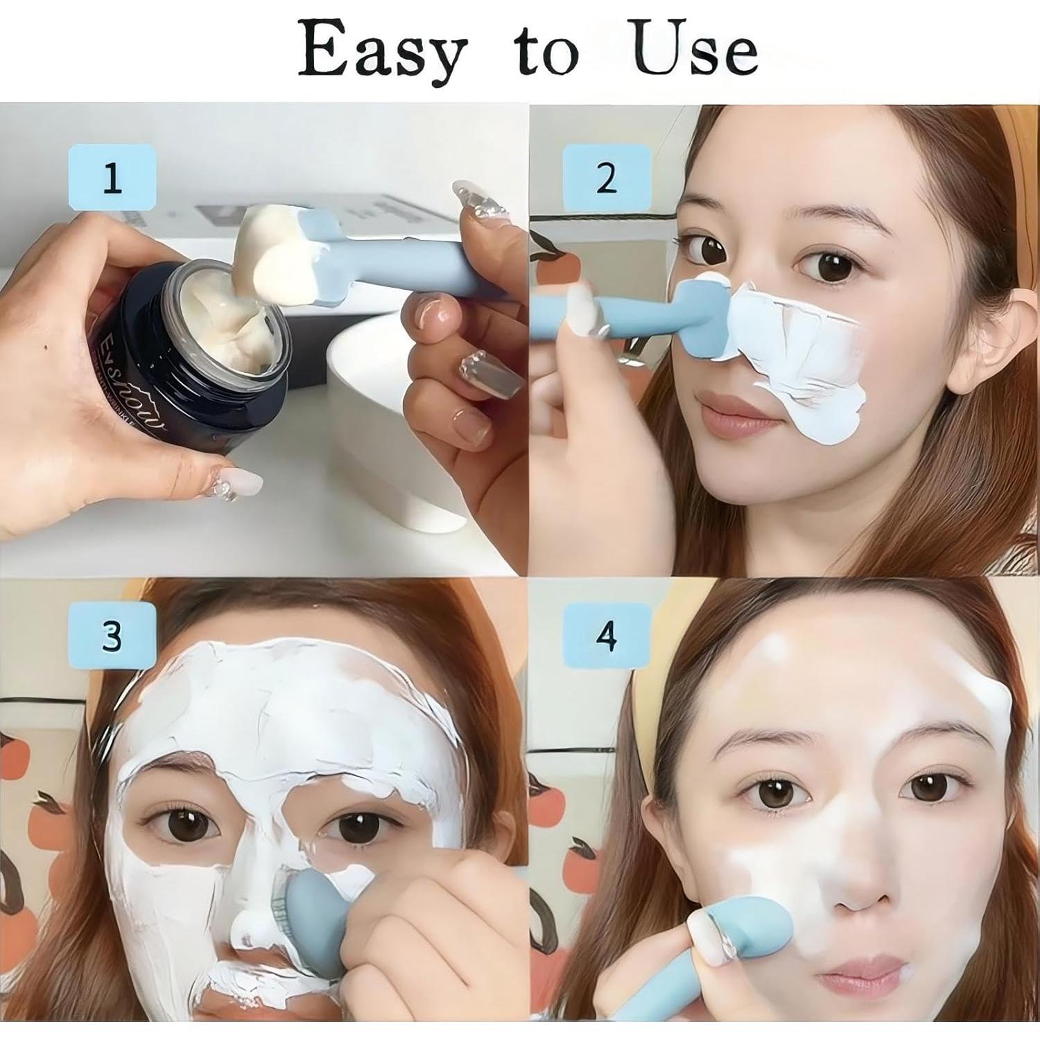 Cepillo de limpieza facial KINTEGOOD 2 en 1 de silicona