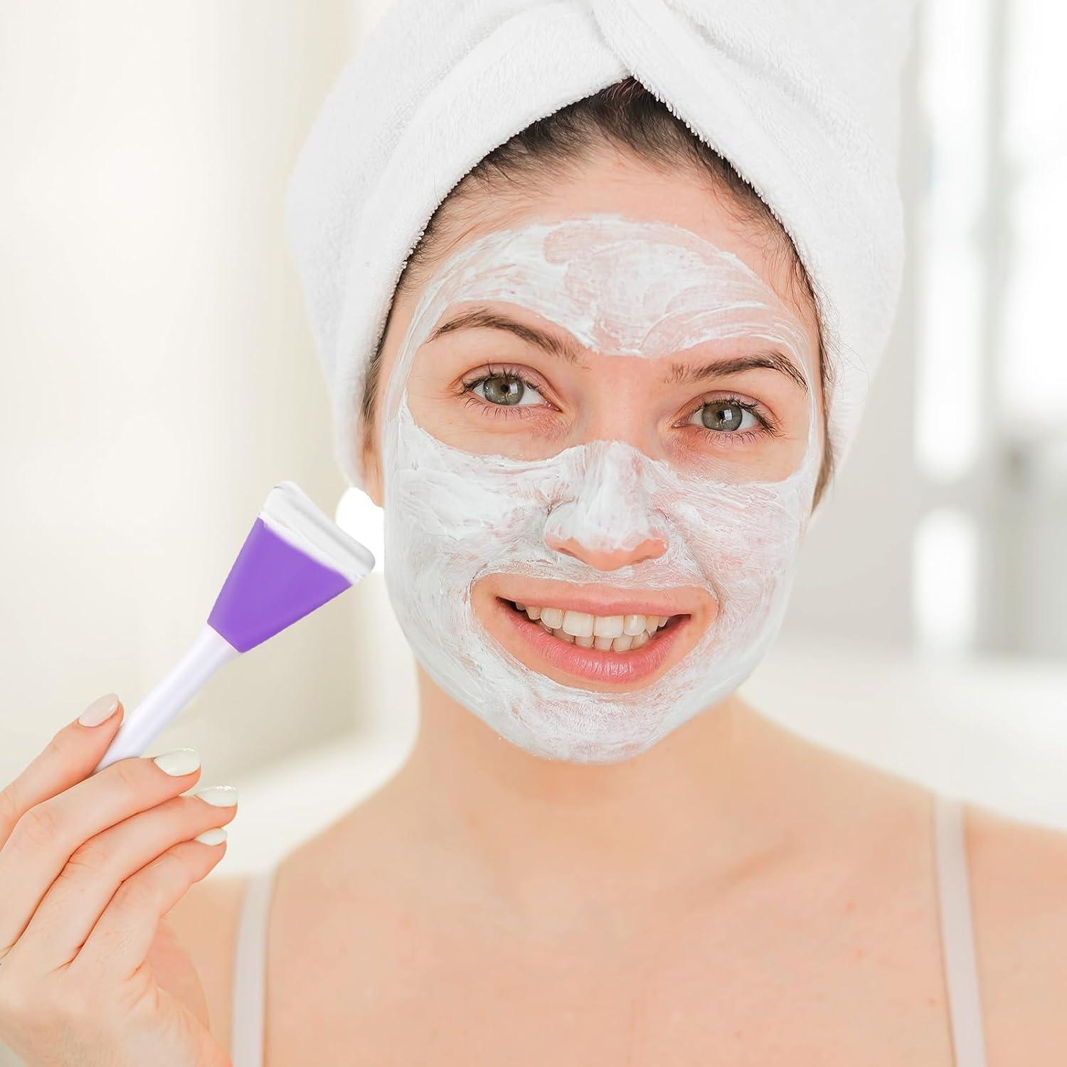 Set de 4 Cepillos Faciales Doble Lado Bruislard - Silicona