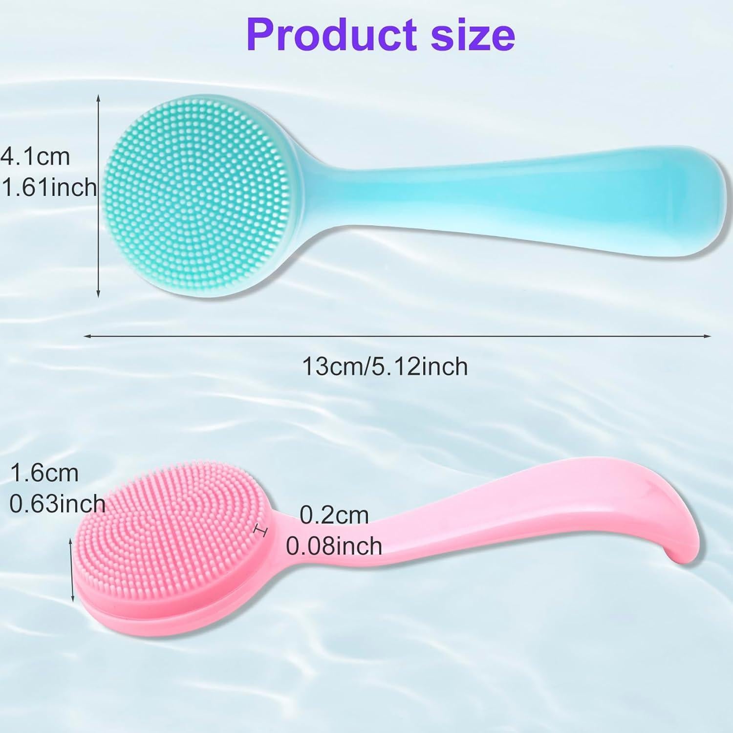 Limpiadores Faciales Manuales HINZIC de Silicona - 2 Piezas