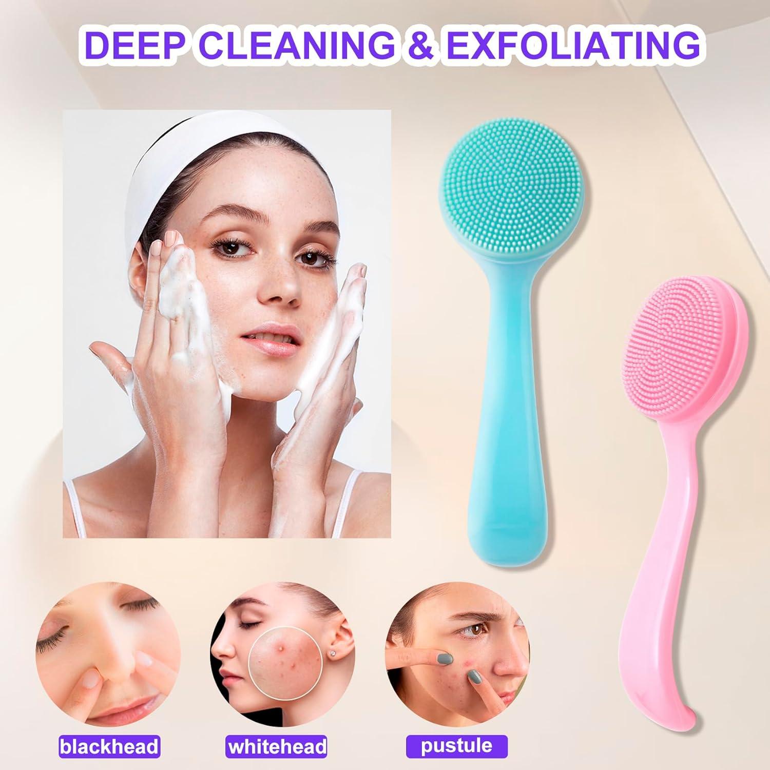 Limpiadores Faciales Manuales HINZIC de Silicona - 2 Piezas