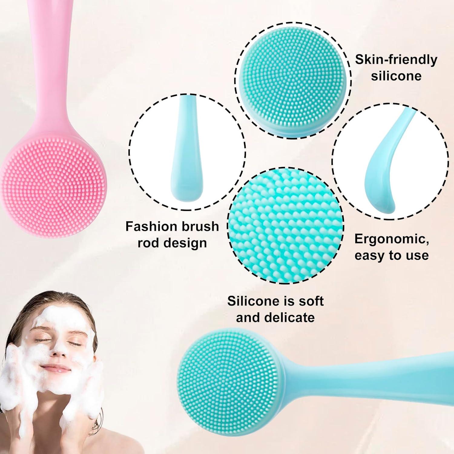 Limpiadores Faciales Manuales HINZIC de Silicona - 2 Piezas