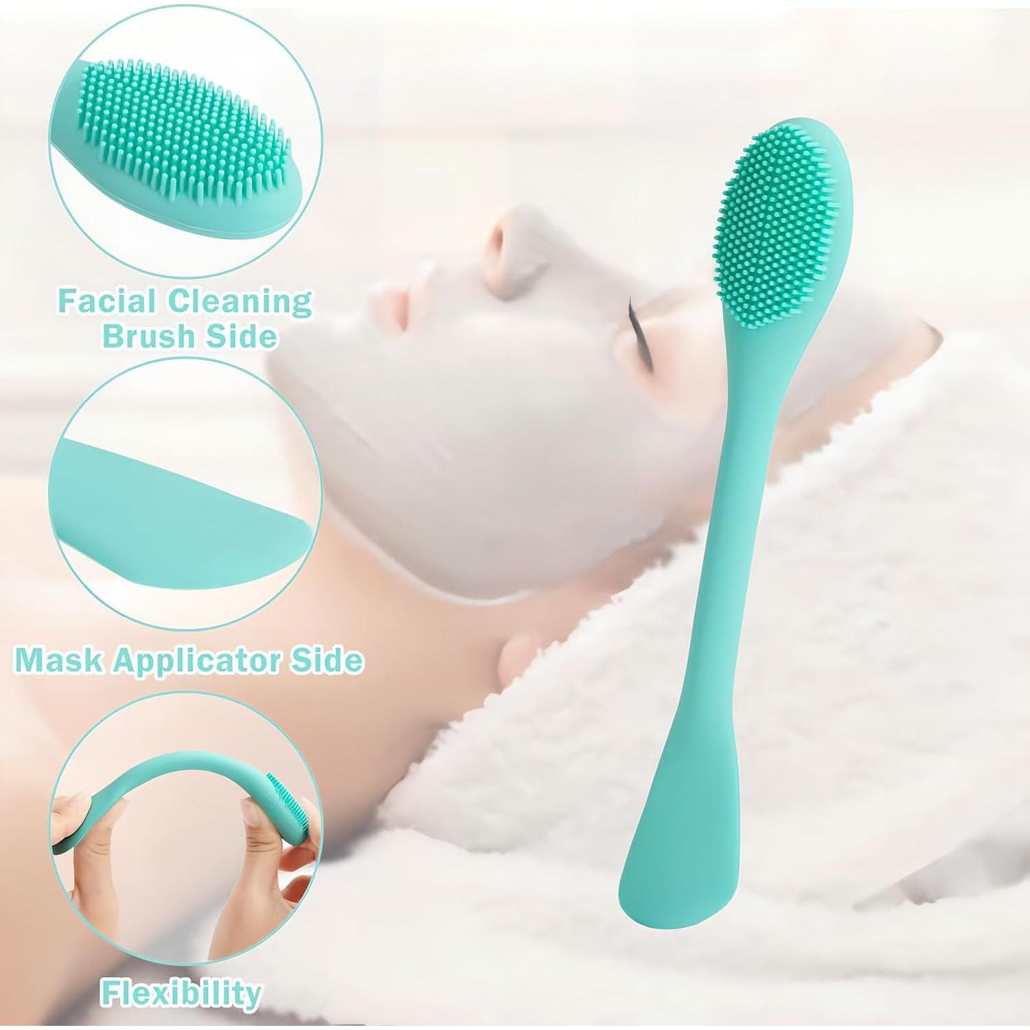 Cepillo Facial de Silicona 2 en 1 Huizhou - Exfoliación y Masaje