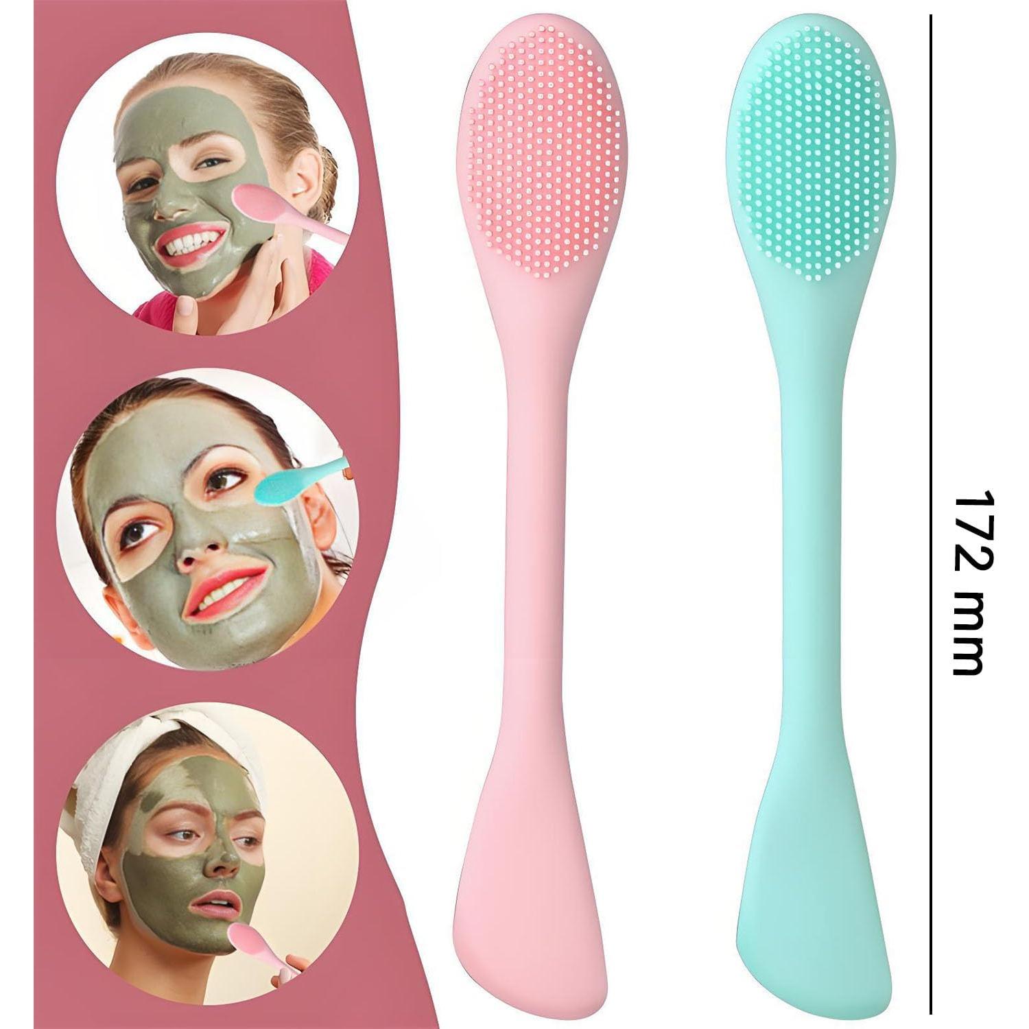 Cepillo Facial de Silicona 2 en 1 Huizhou - Exfoliación y Masaje