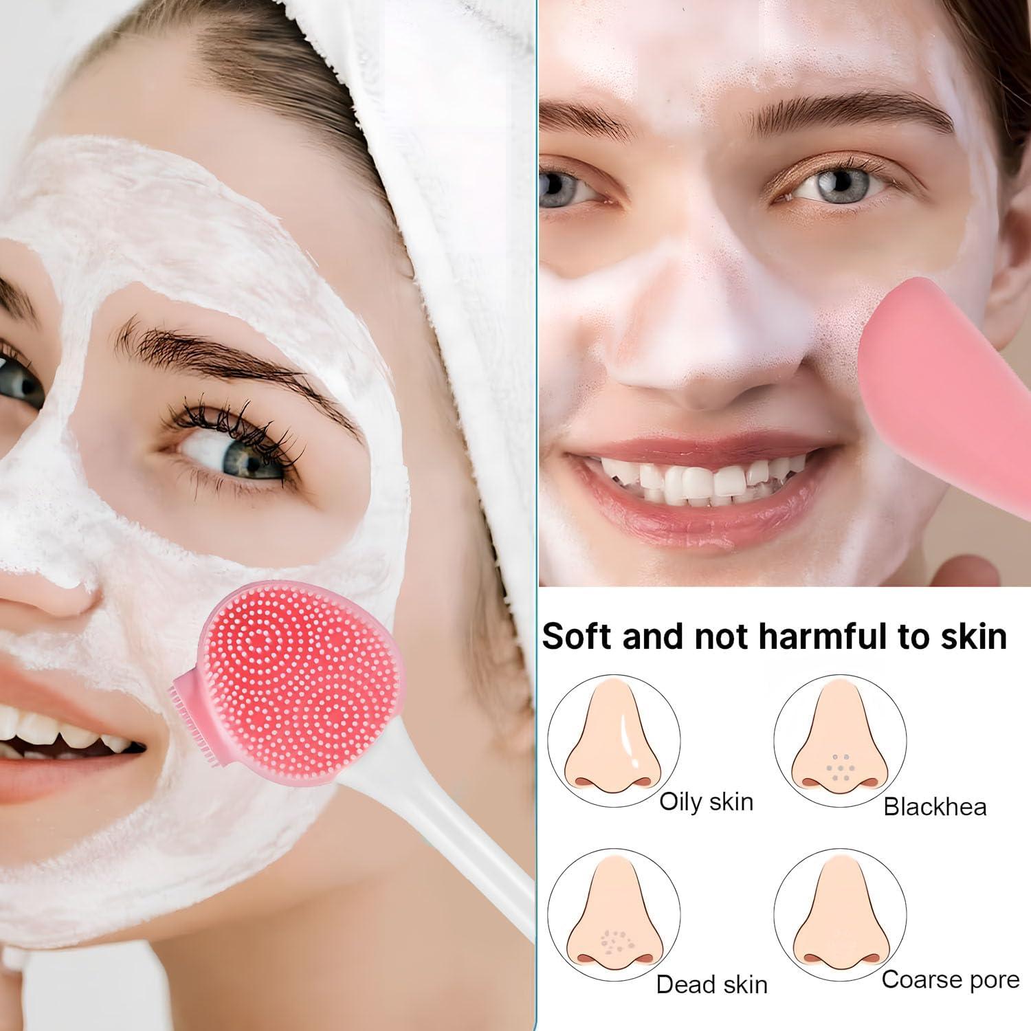 Cepillo Facial de Silicona 3 en 1 Huizhou - Exfoliante y Limpieza