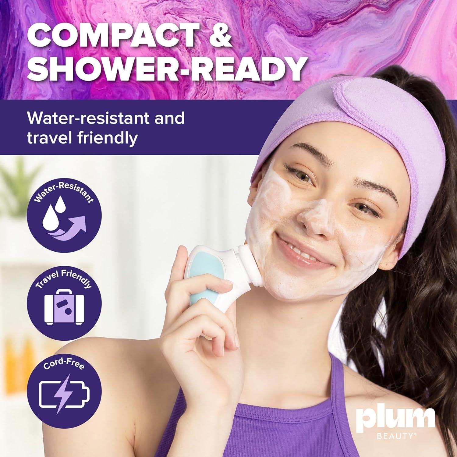 Cepillo Facial Sonic Clio 8215P Doble Velocidad Resistente al Agua