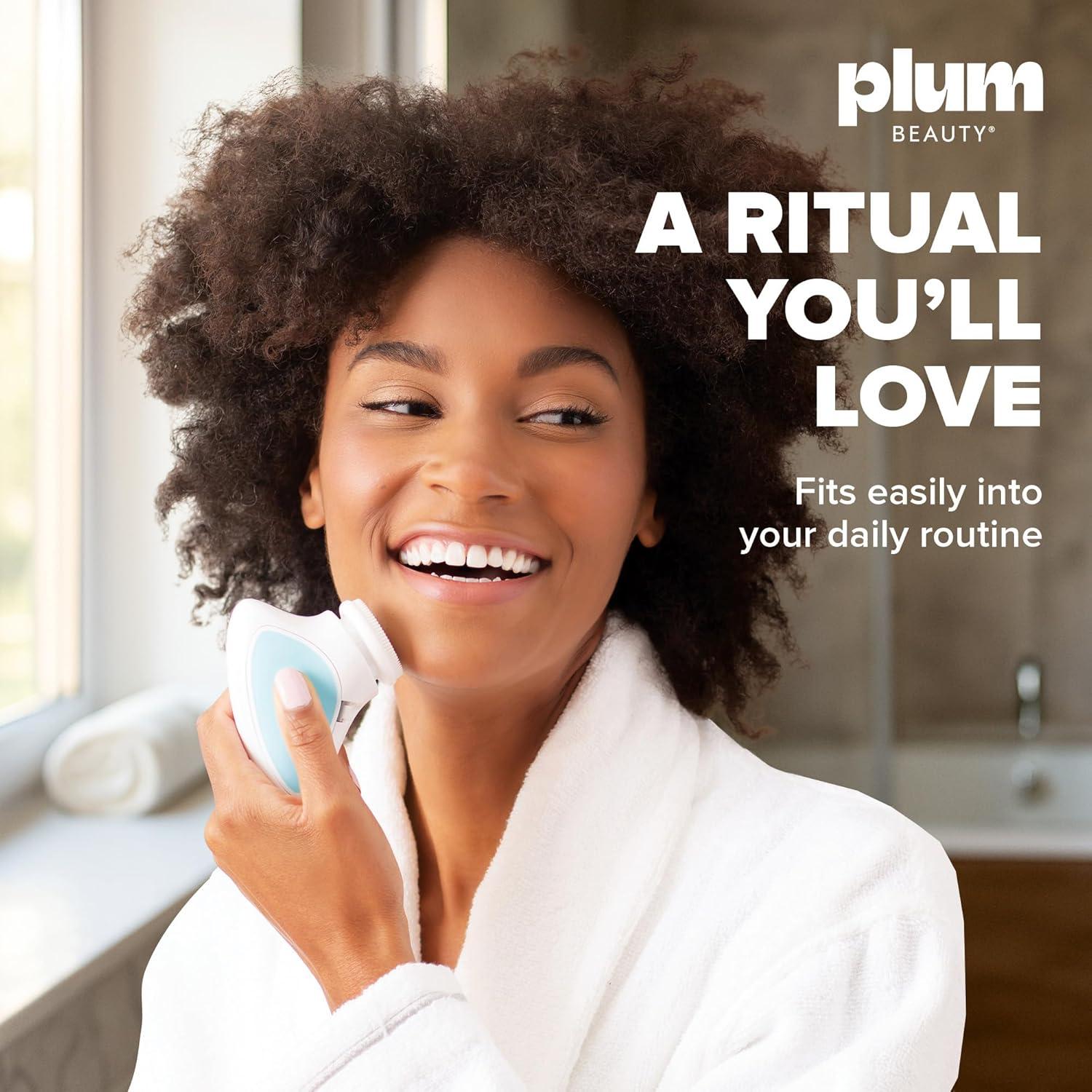 Cepillo Facial Sonic Clio 8215P Doble Velocidad Resistente al Agua