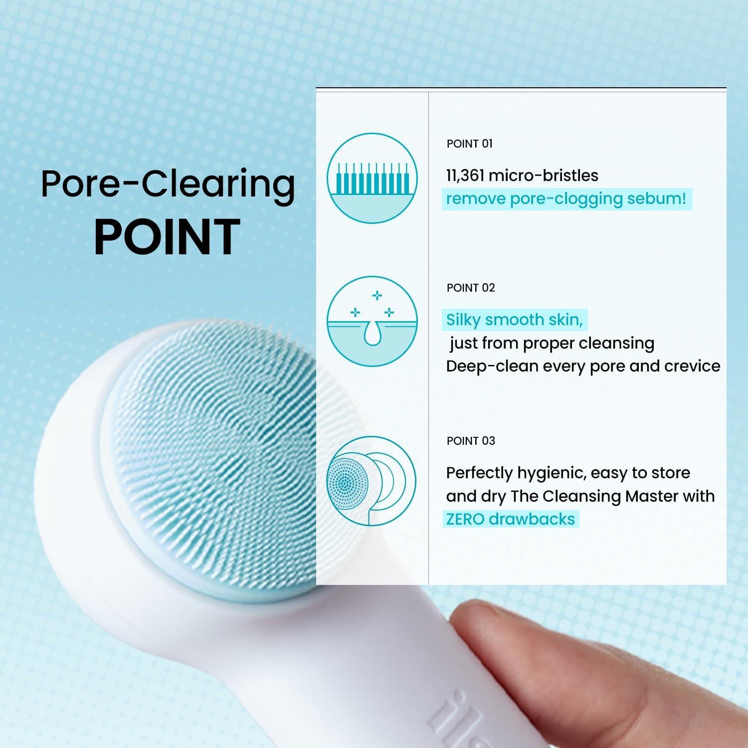 Cepillo Facial de Silicona Ilso Pore Cleansing Master 146x54mm