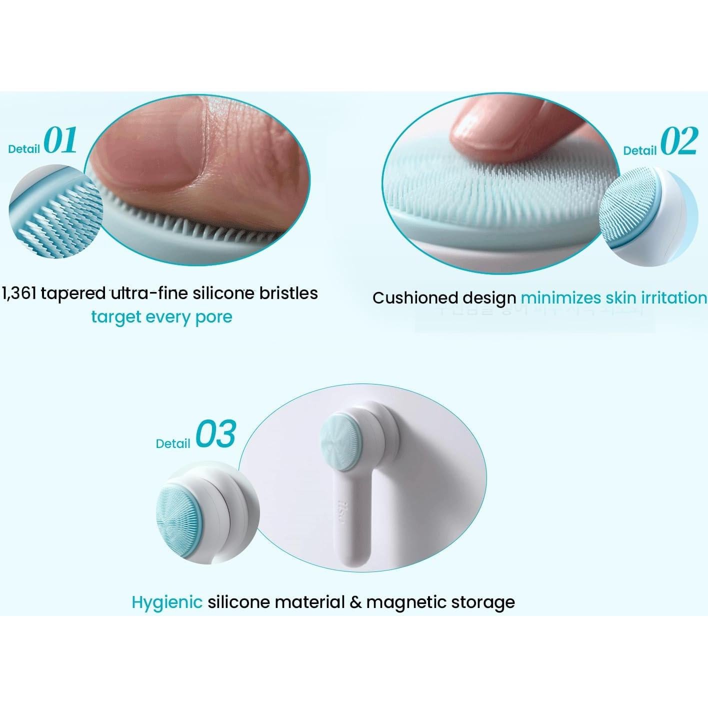 Cepillo Facial de Silicona Ilso Pore Cleansing Master 146x54mm