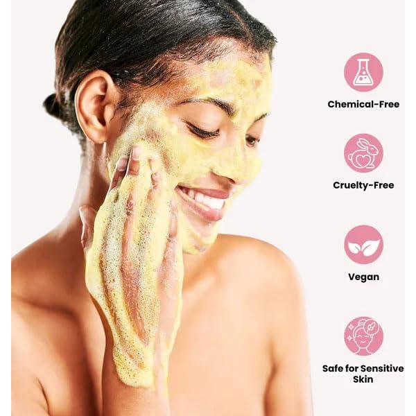 Limpiador Facial Espumoso Cúrcuma 227g Hidratante Todo Tipo Piel