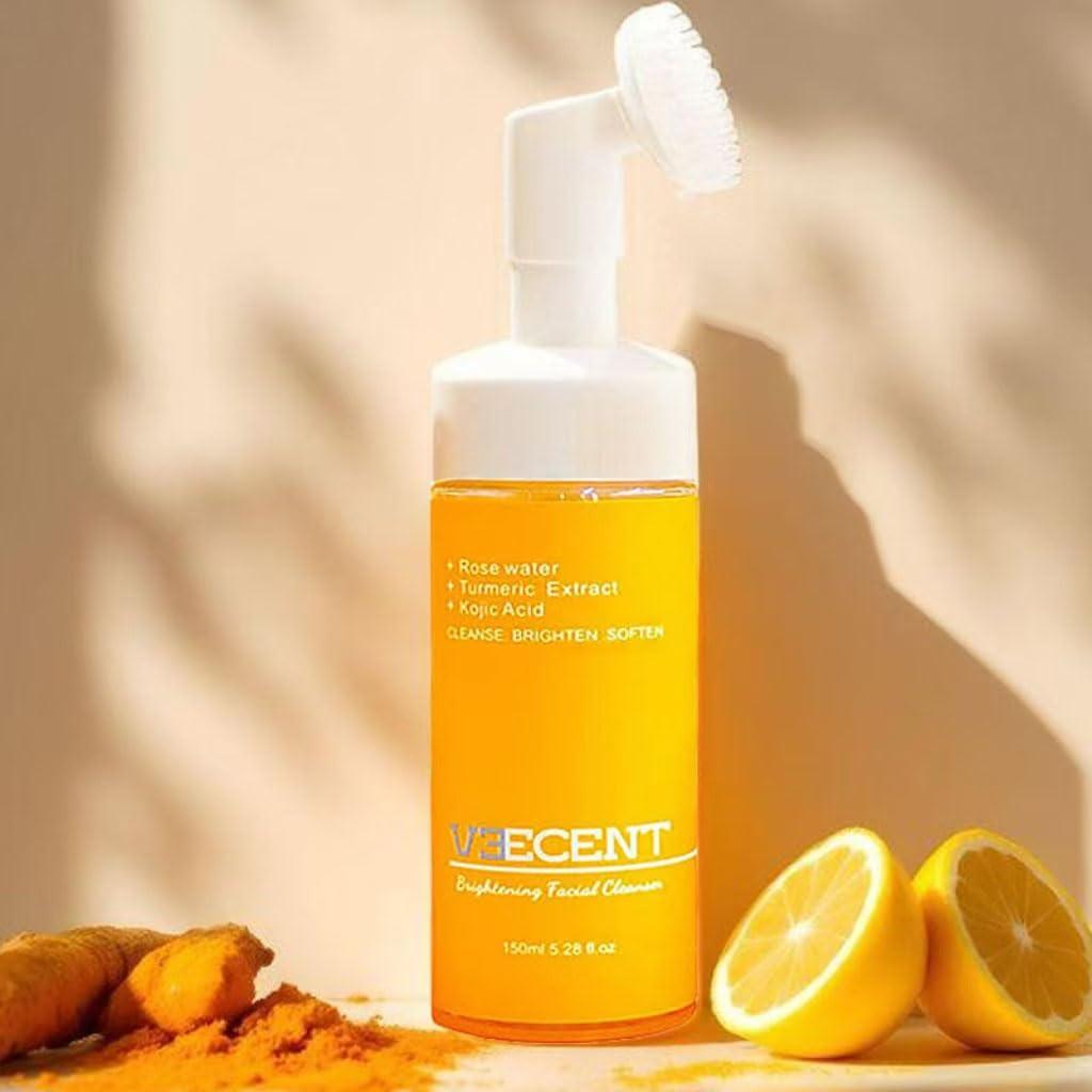 Limpiador Facial Espumoso Cúrcuma 227g Hidratante Todo Tipo Piel