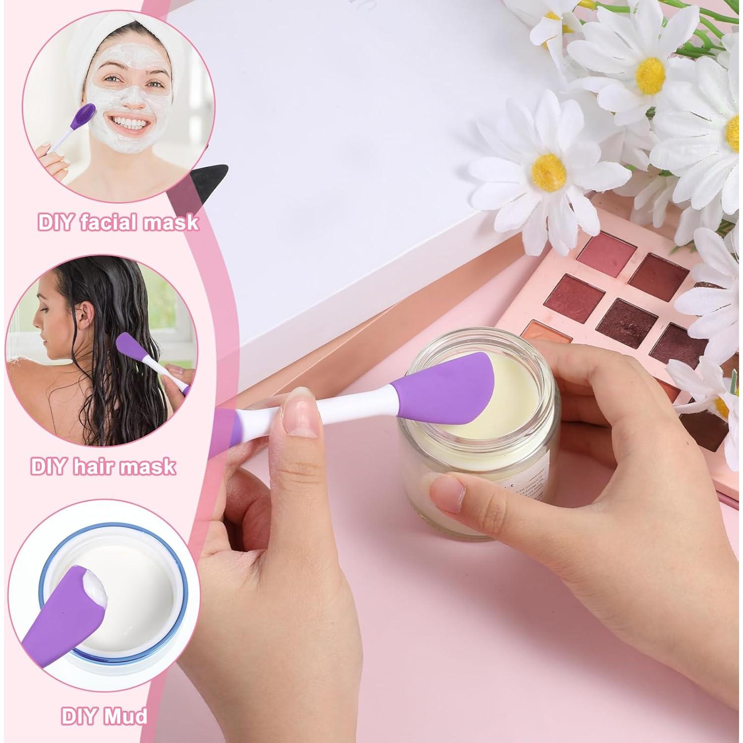 Cepillo Limpiador de Poros Facial Alrhso 4 Piezas Silicona