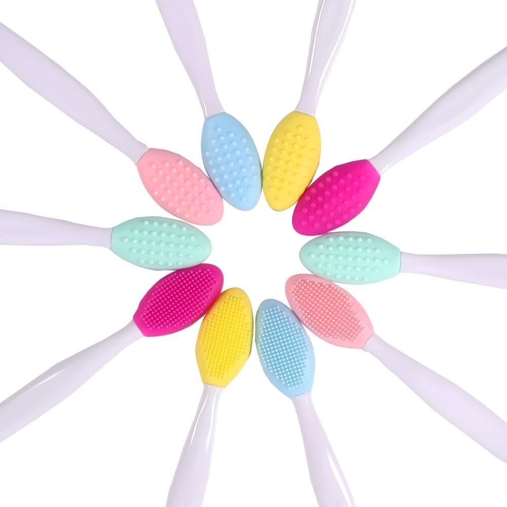 5 Cepillos Exfoliantes de Labios de Silicona Qundaoily