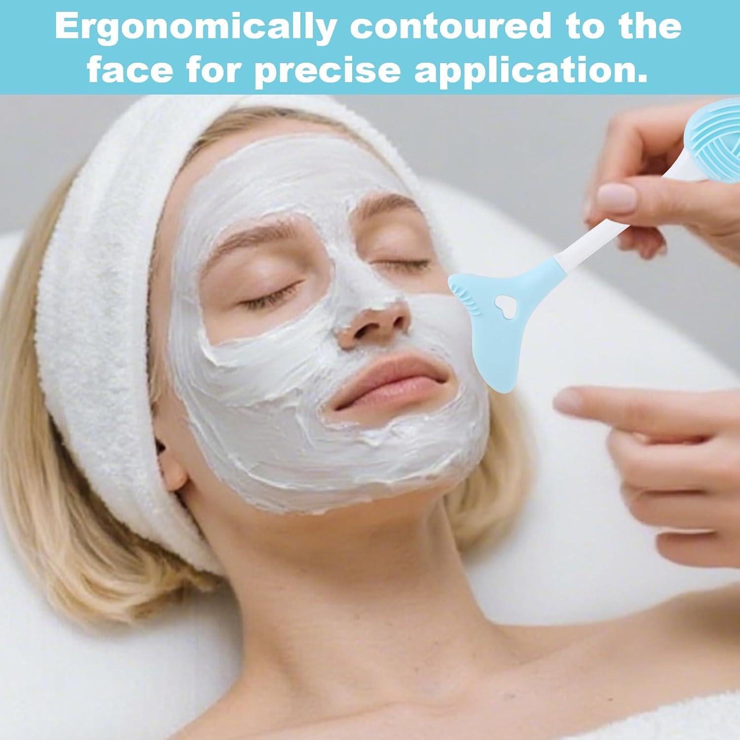 2 Cepillos Faciales de Silicona Lasuroa - Exfoliador Doble Cara