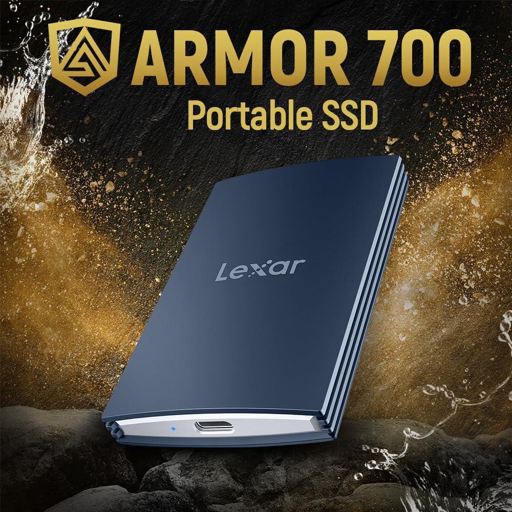 Lexar 2TB Armor 700 SSD Portátil USB 3.2 Resistente IP66