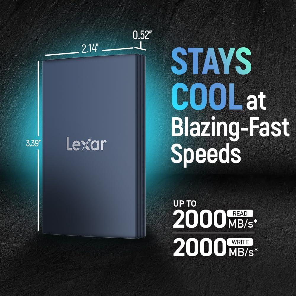 Lexar 2TB Armor 700 SSD Portátil USB 3.2 Resistente IP66