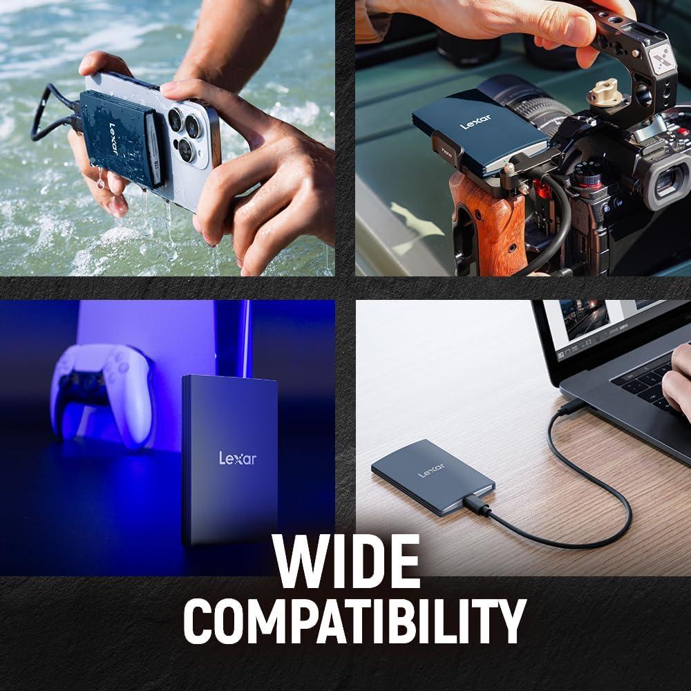 Lexar 2TB Armor 700 SSD Portátil USB 3.2 Resistente IP66