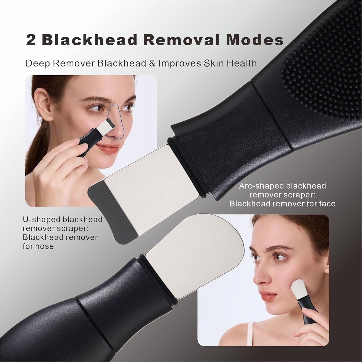 Limpiador Facial Multifuncional YUSAGO 2 en 1 Negro