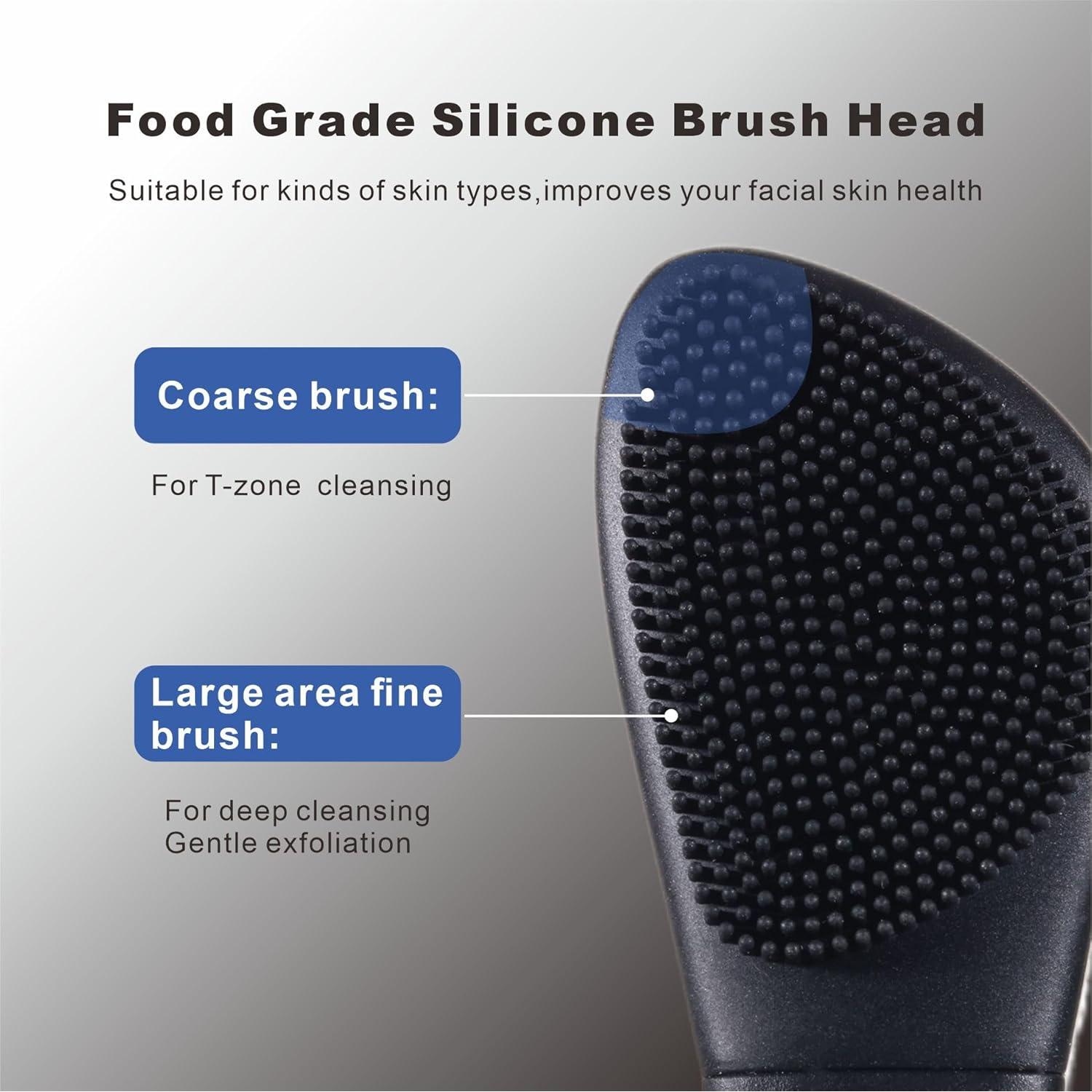 Limpiador Facial Multifuncional YUSAGO 2 en 1 Negro