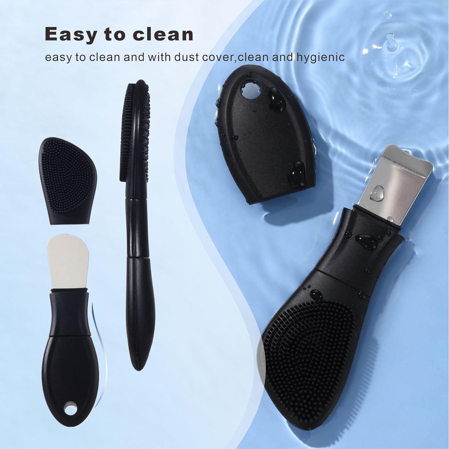 Limpiador Facial Multifuncional YUSAGO 2 en 1 Negro