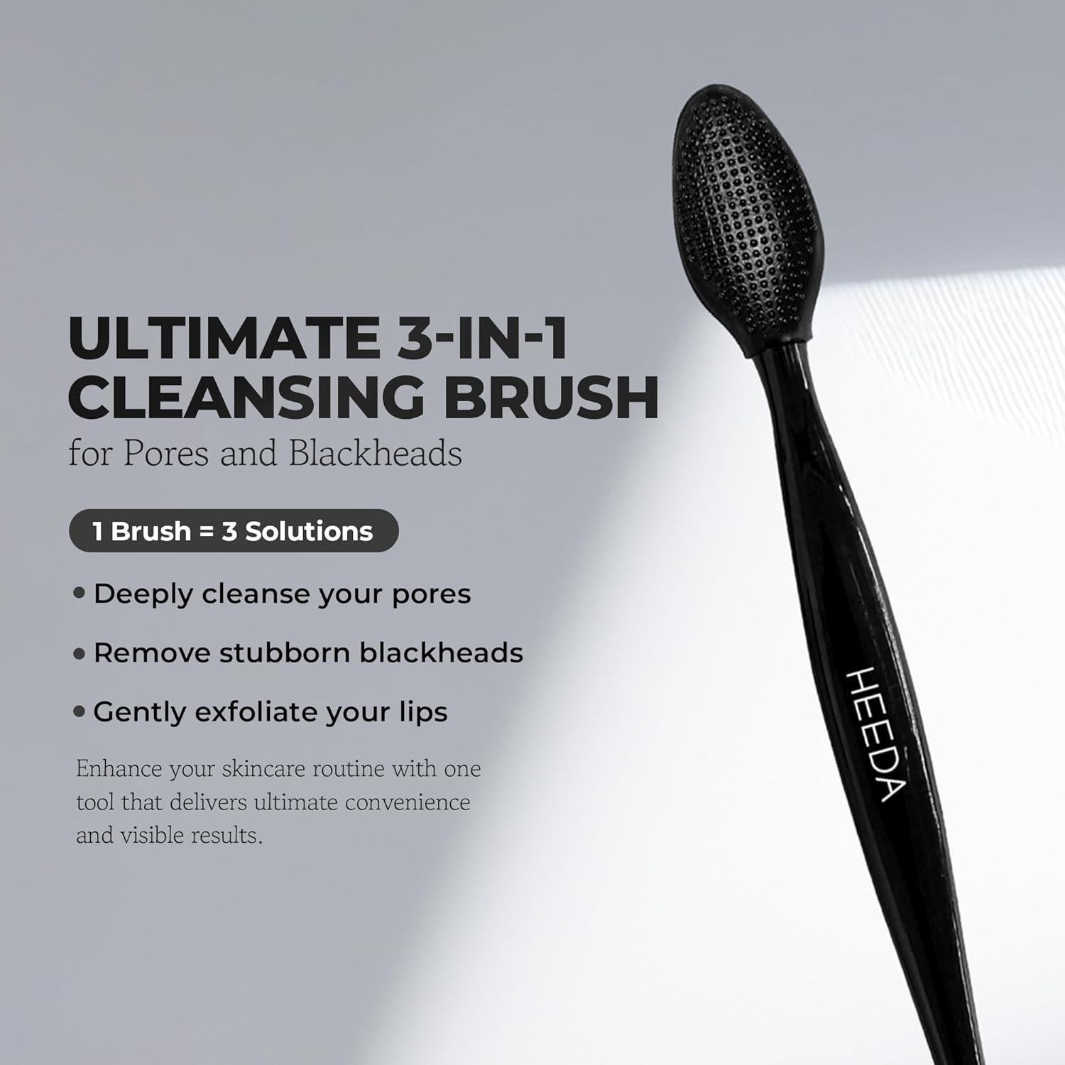 Cepillo Facial de Silicona 3 en 1 Dannier - Limpieza y Masaje