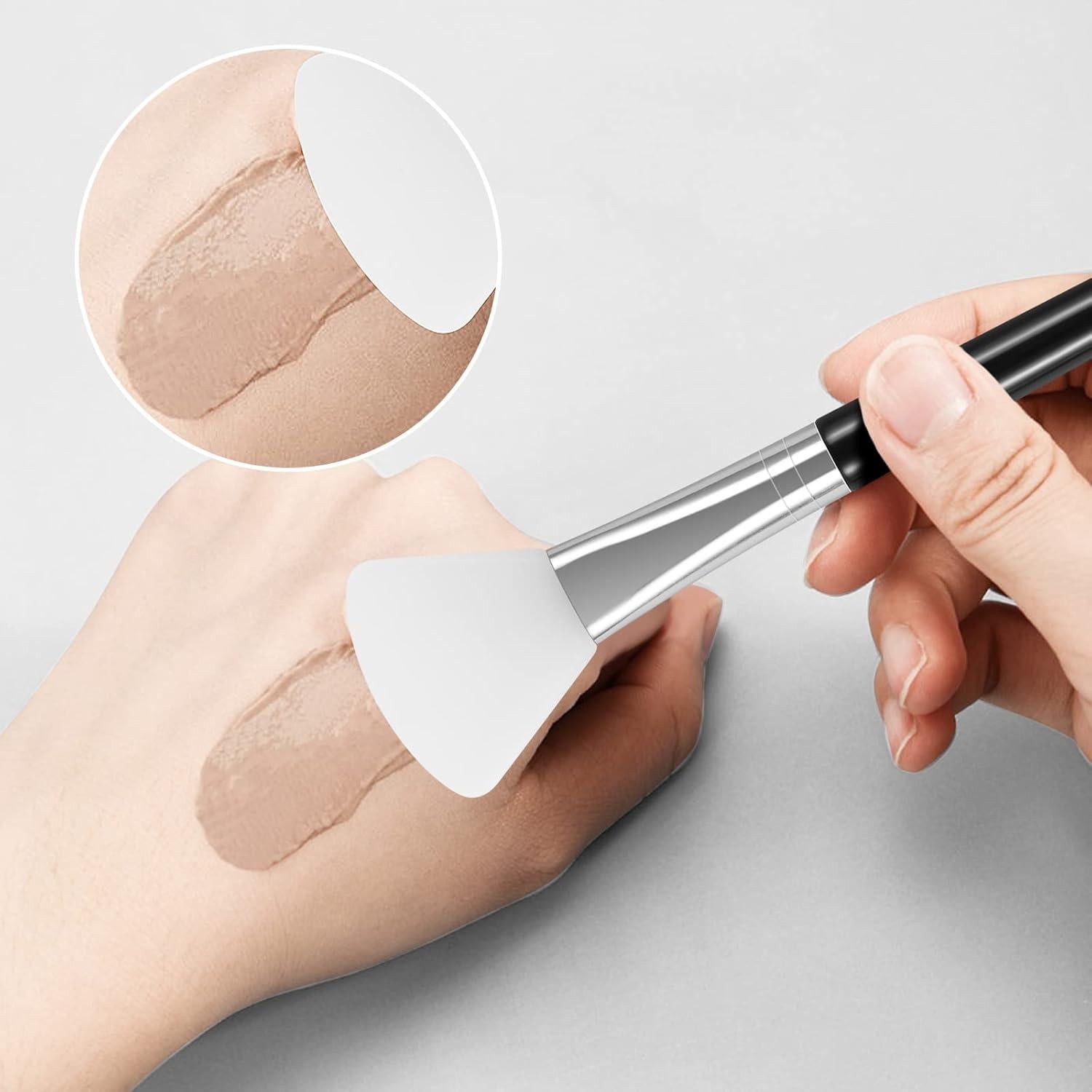 Pinceles de Silicona para Mascarilla Facial Tifanso - 4 Piezas