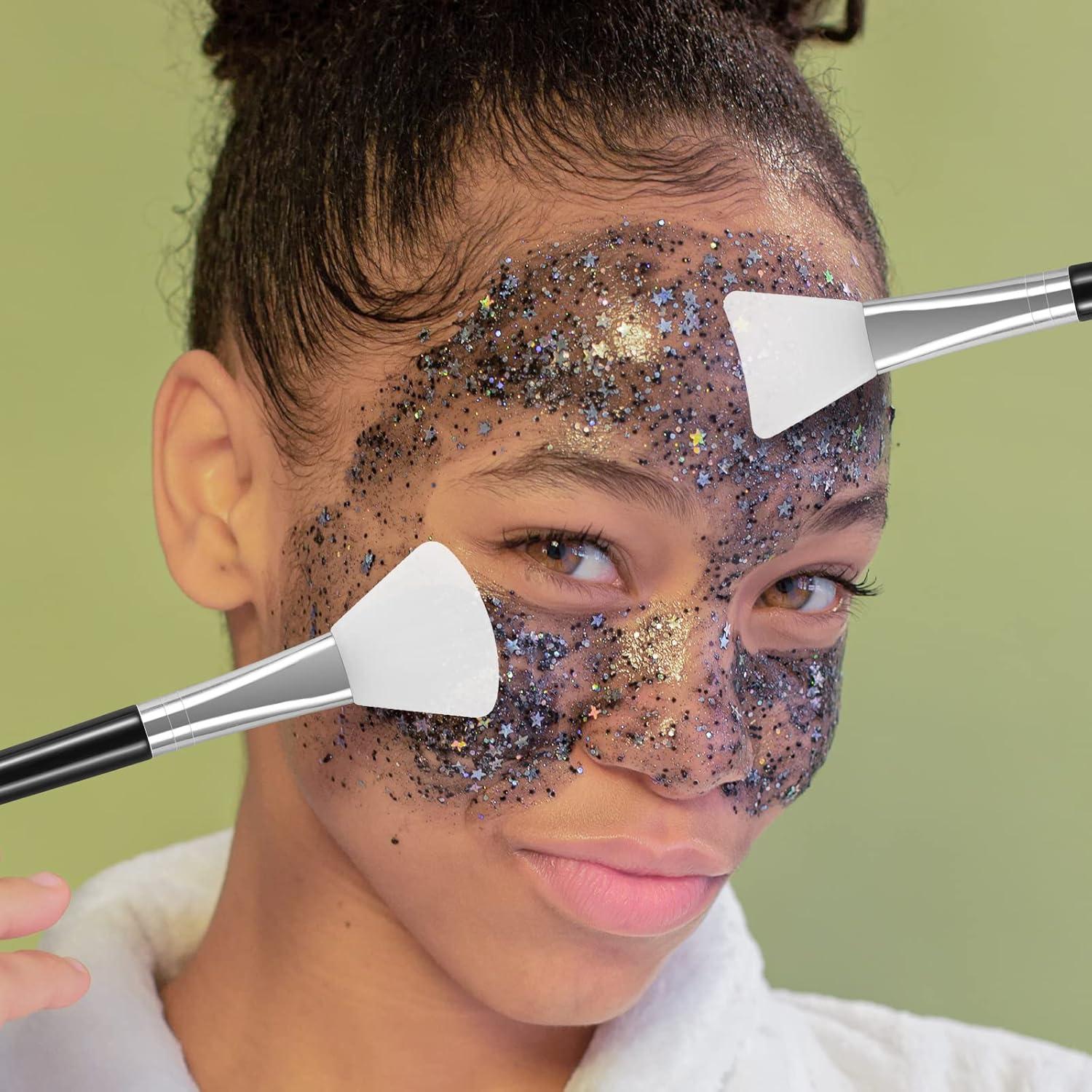 Pinceles de Silicona para Mascarilla Facial Tifanso - 4 Piezas