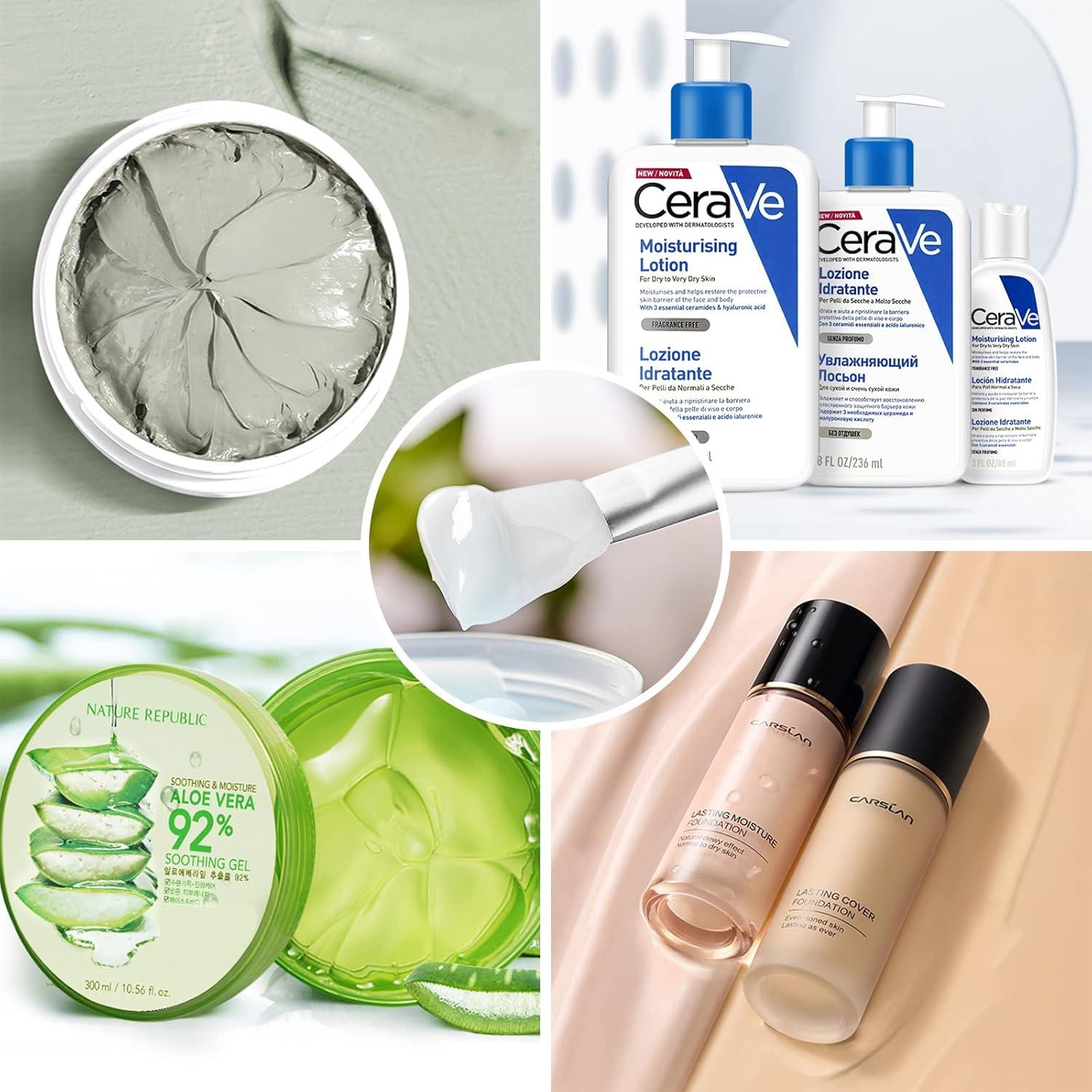 Pinceles de Silicona para Mascarilla Facial Tifanso - 4 Piezas