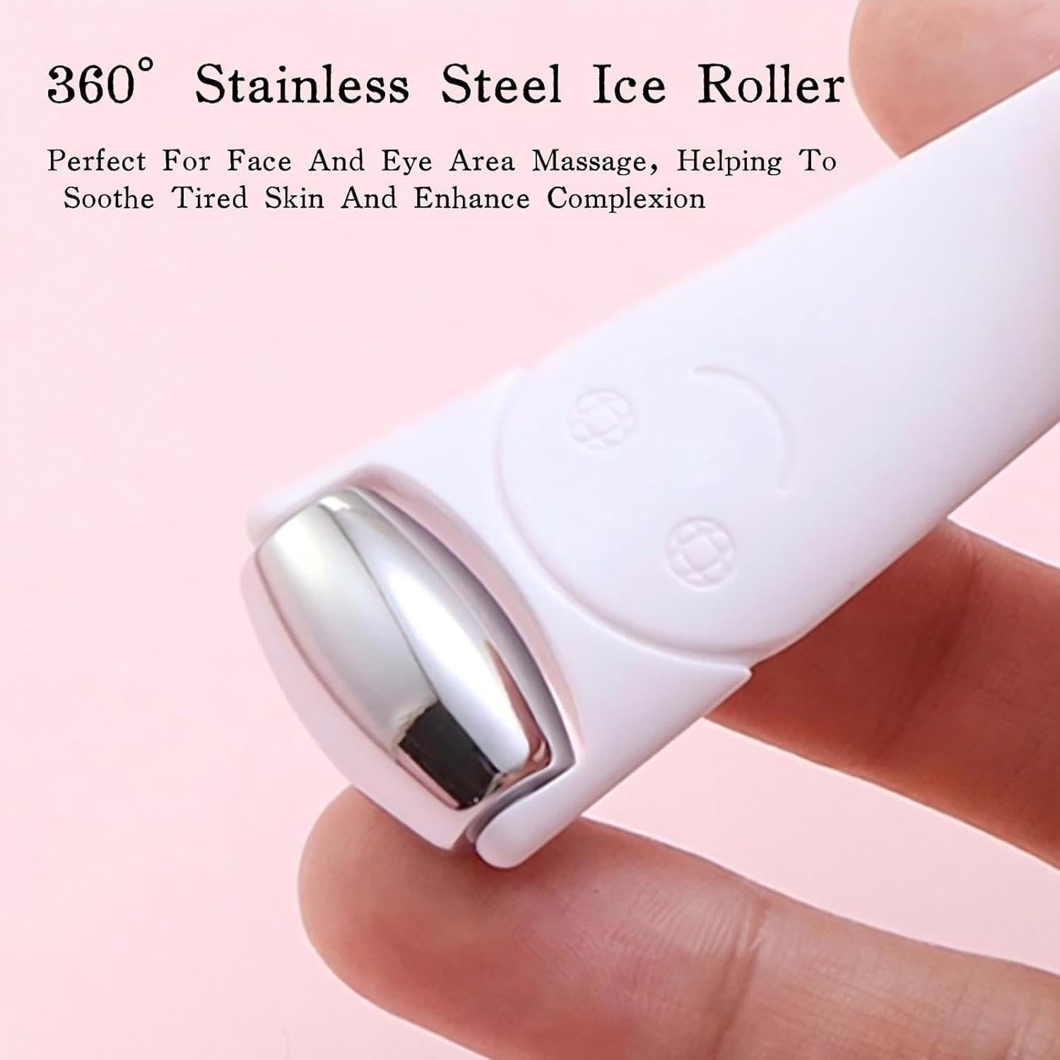 Rodillo de Hielo Facial KINTEGOOD Acero Inoxidable Portátil